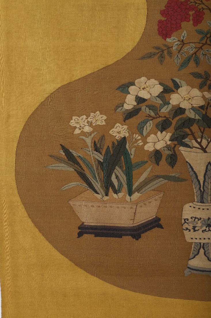 A Qing Dynasty silk gourd - 3