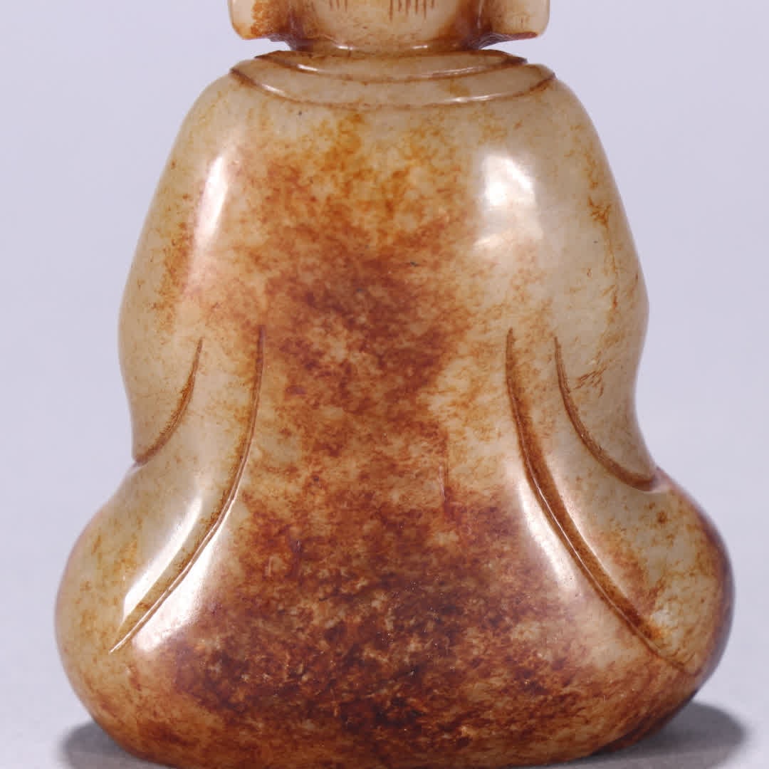 A Han Dynasty Hetian jade Buddha - 7
