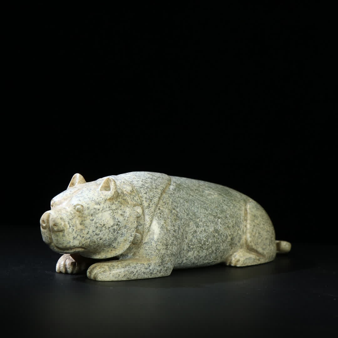 A Han Dynasty jade beast - 3