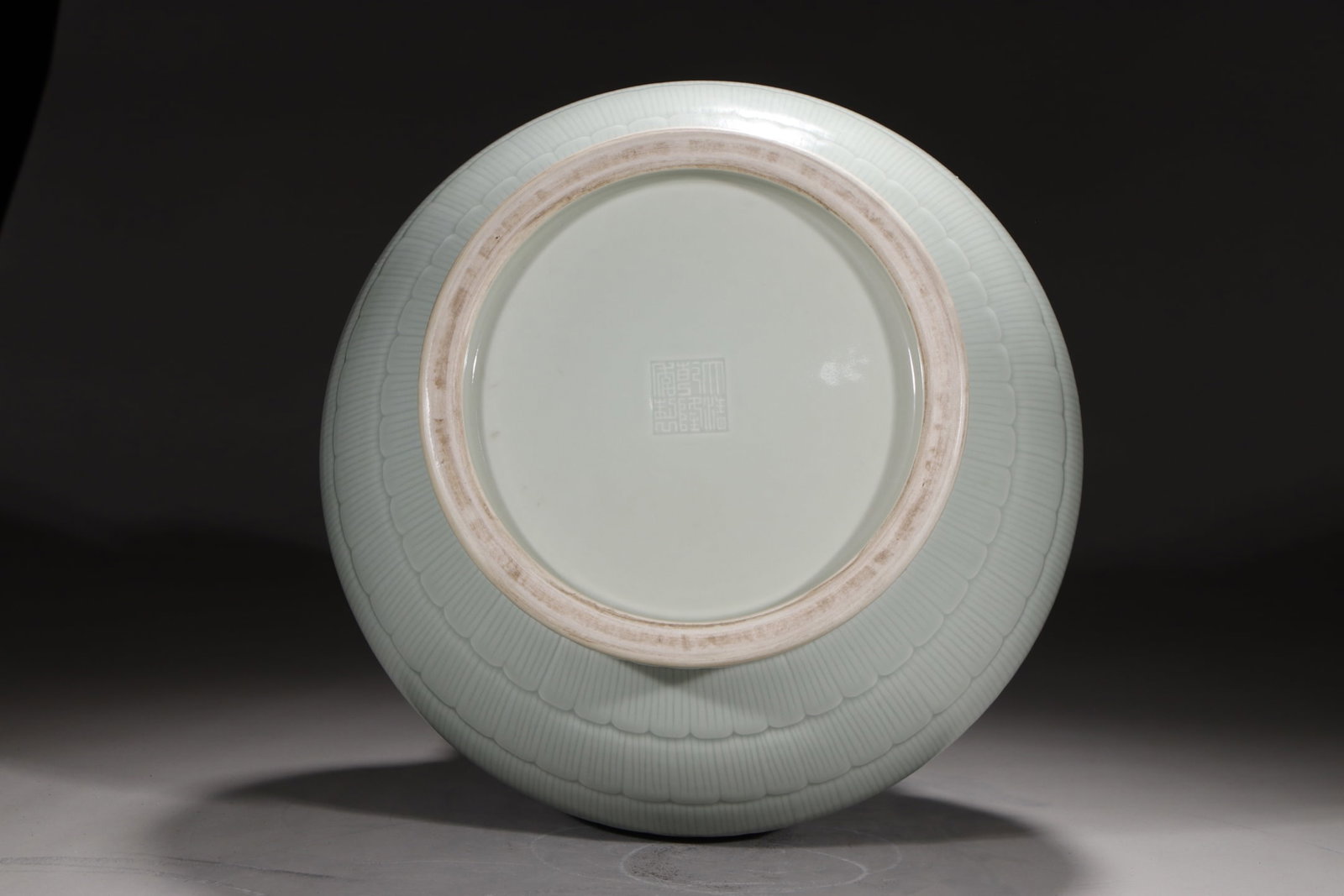 An Exquisite Celadon Glazed Double-Ears Vase - 9