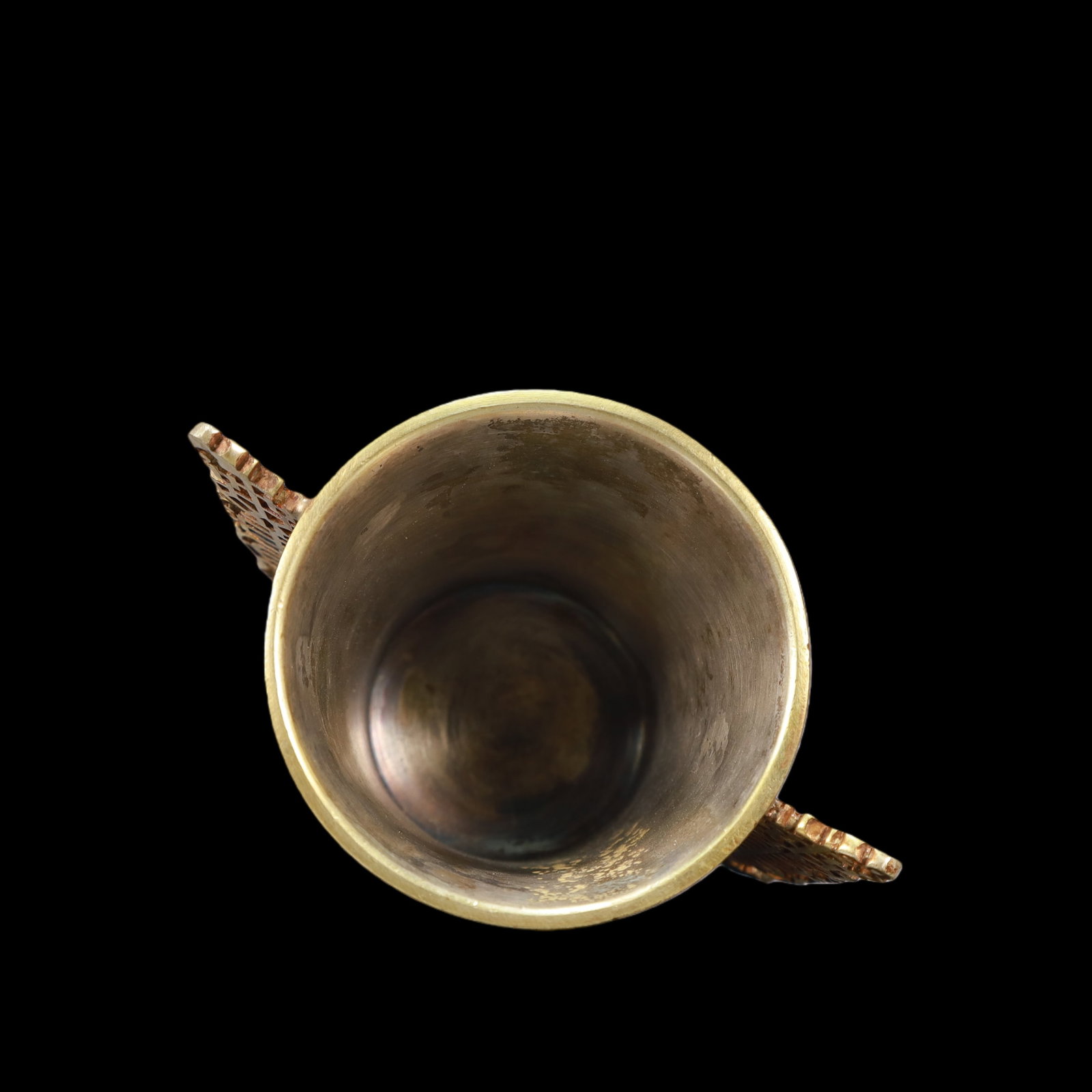 A Exquisite Gilt Silver Lotus Pattern Dragon and Phoenix Pattern Cup - 6