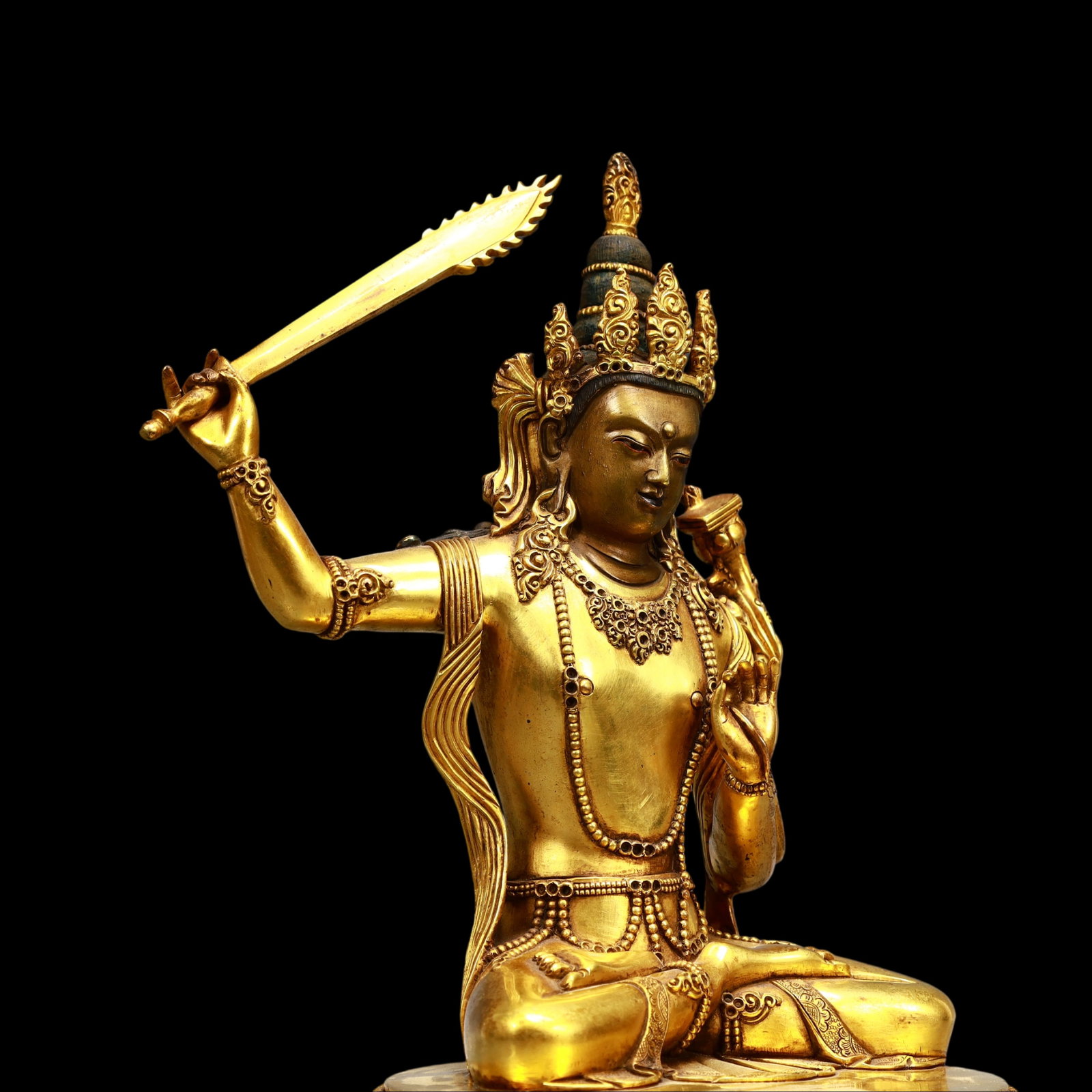 A Exquisite Gilt Bronze Buddha statue - 6