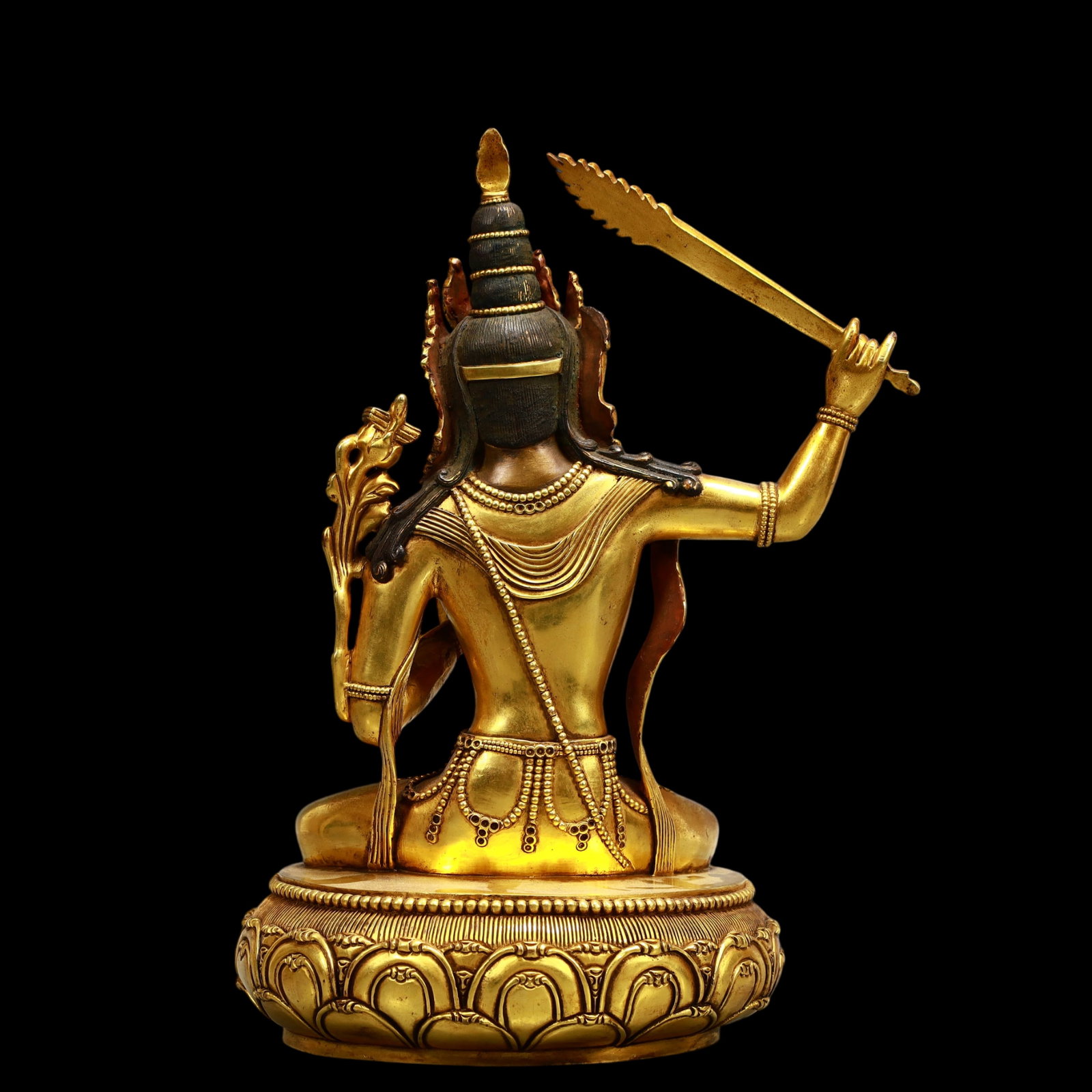 A Exquisite Gilt Bronze Buddha statue - 7