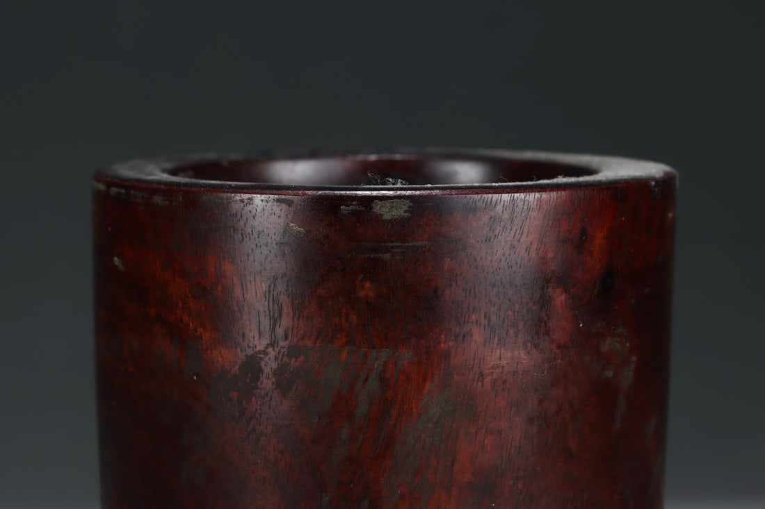 An Exquisite Eaglewood Brush Pot - 4