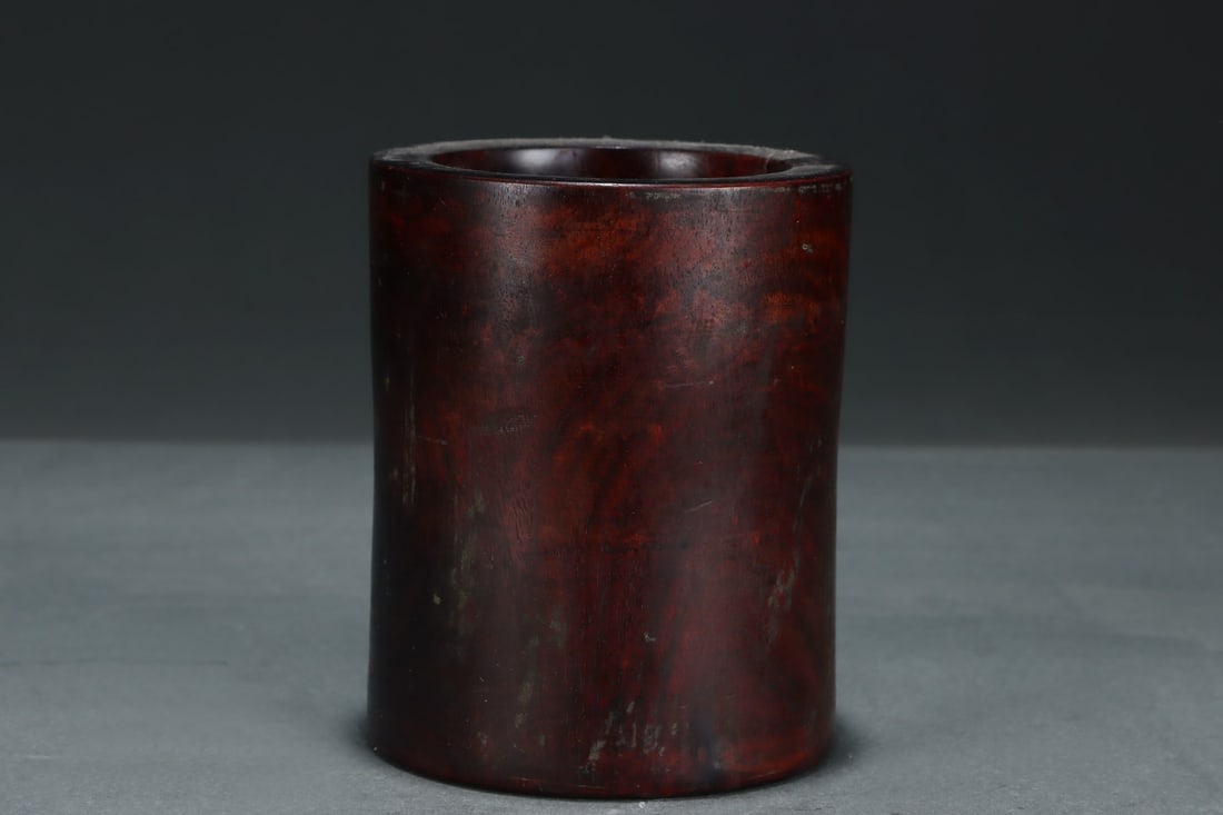 An Exquisite Eaglewood Brush Pot - 6