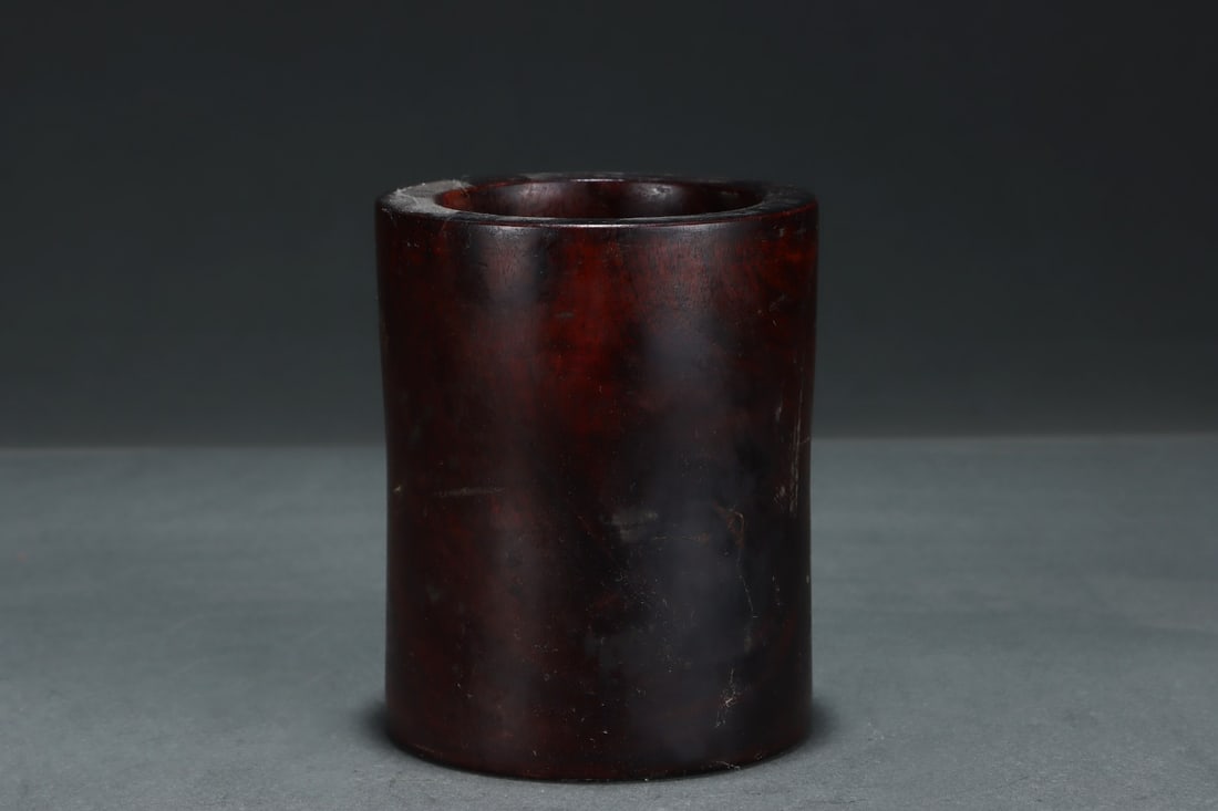 An Exquisite Eaglewood Brush Pot - 7