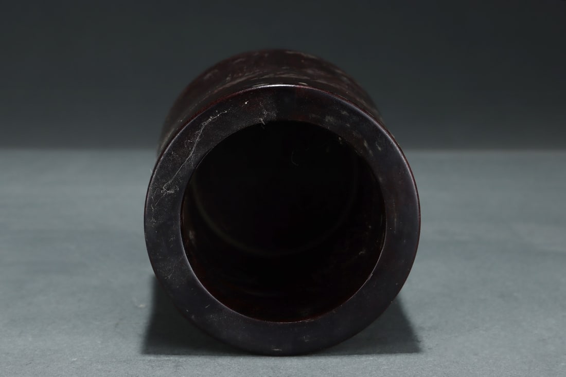 An Exquisite Eaglewood Brush Pot - 8