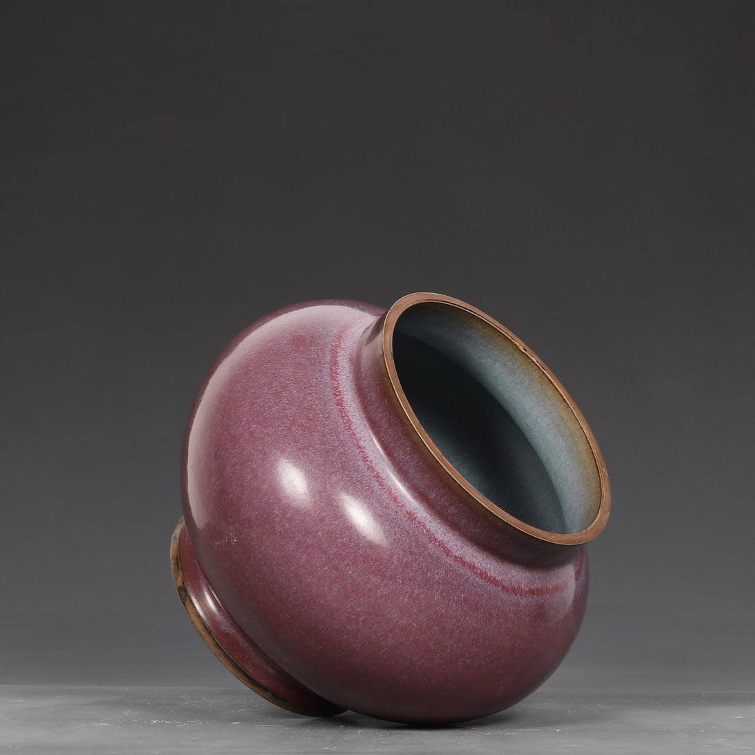 An Exquisite Jun yao Purple Glazed Basin - 7