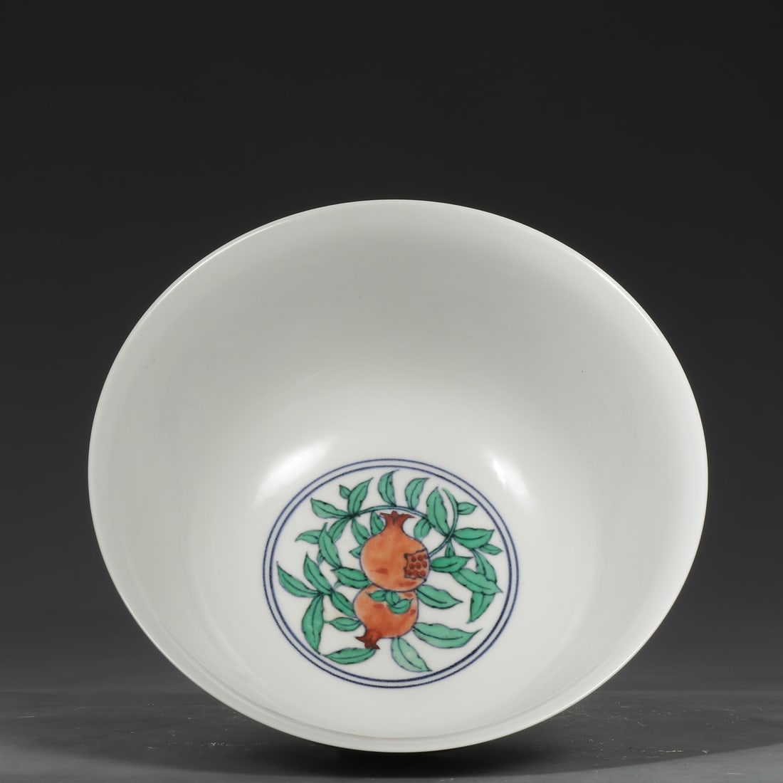 An Exquisite Doucai Flower and Fruit Pattern Bowl - 7
