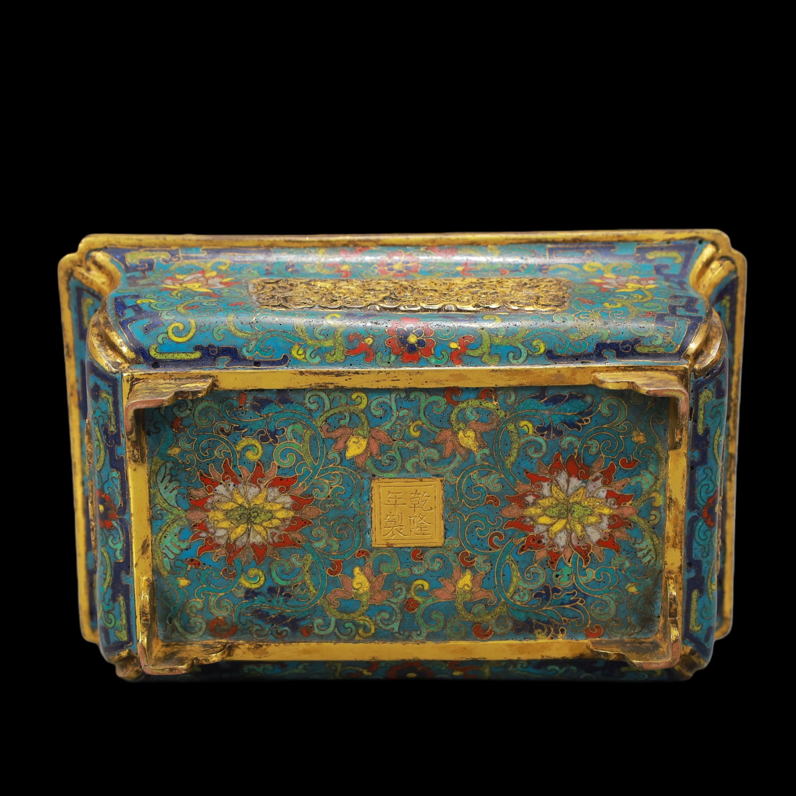 A Exquisite Cloisonne Lotus Pattern Ornament - 10