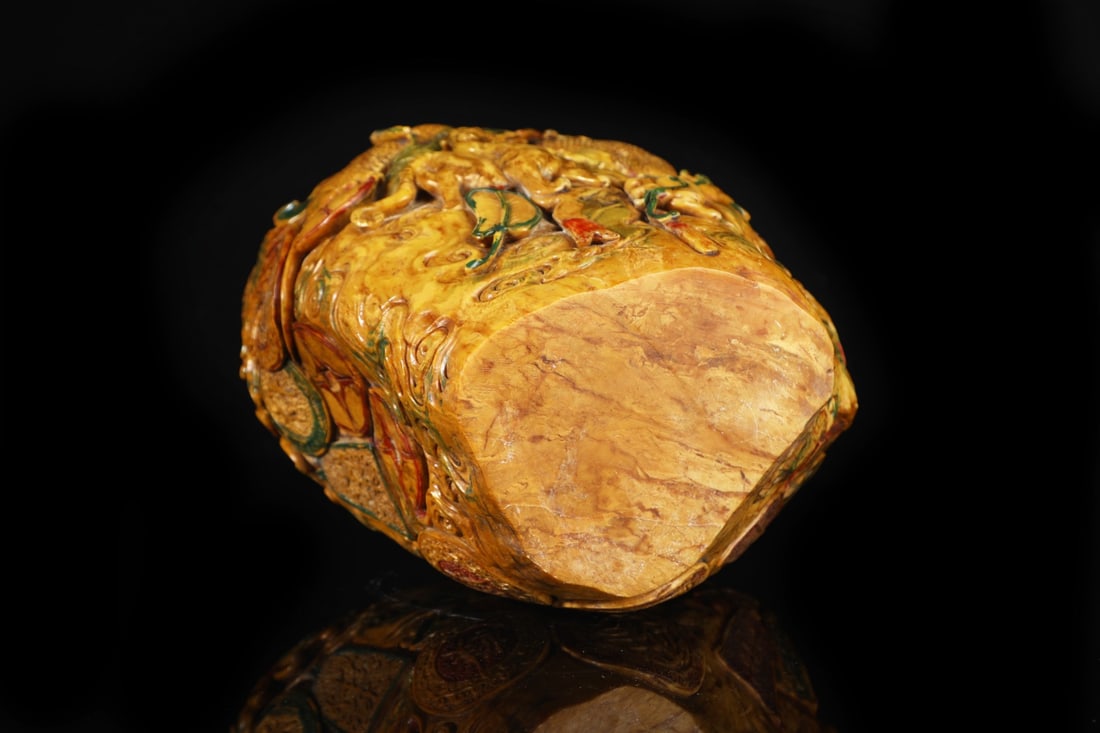 An Exquisite Shoushan Stone Dragon Pattern Seal Ornament - 14