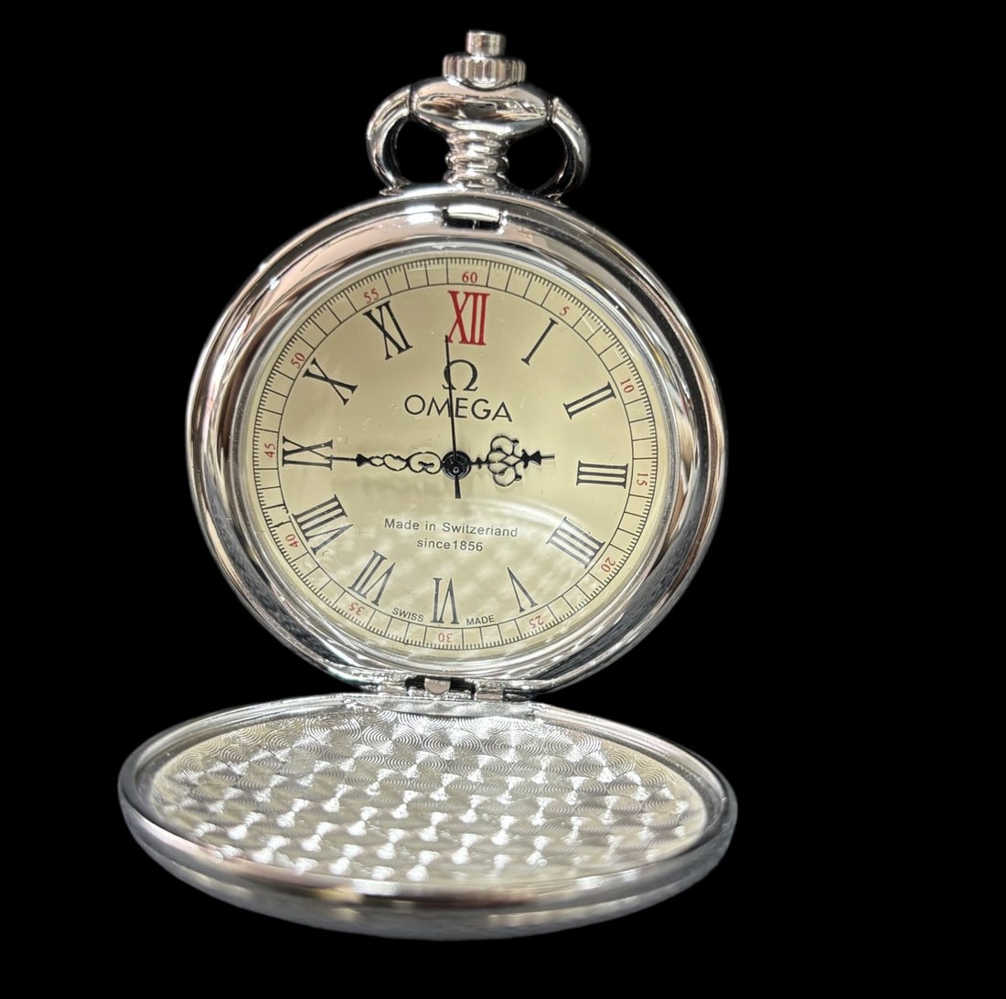 An Exquisite Silver Figure Pattern Pocket watch - 3