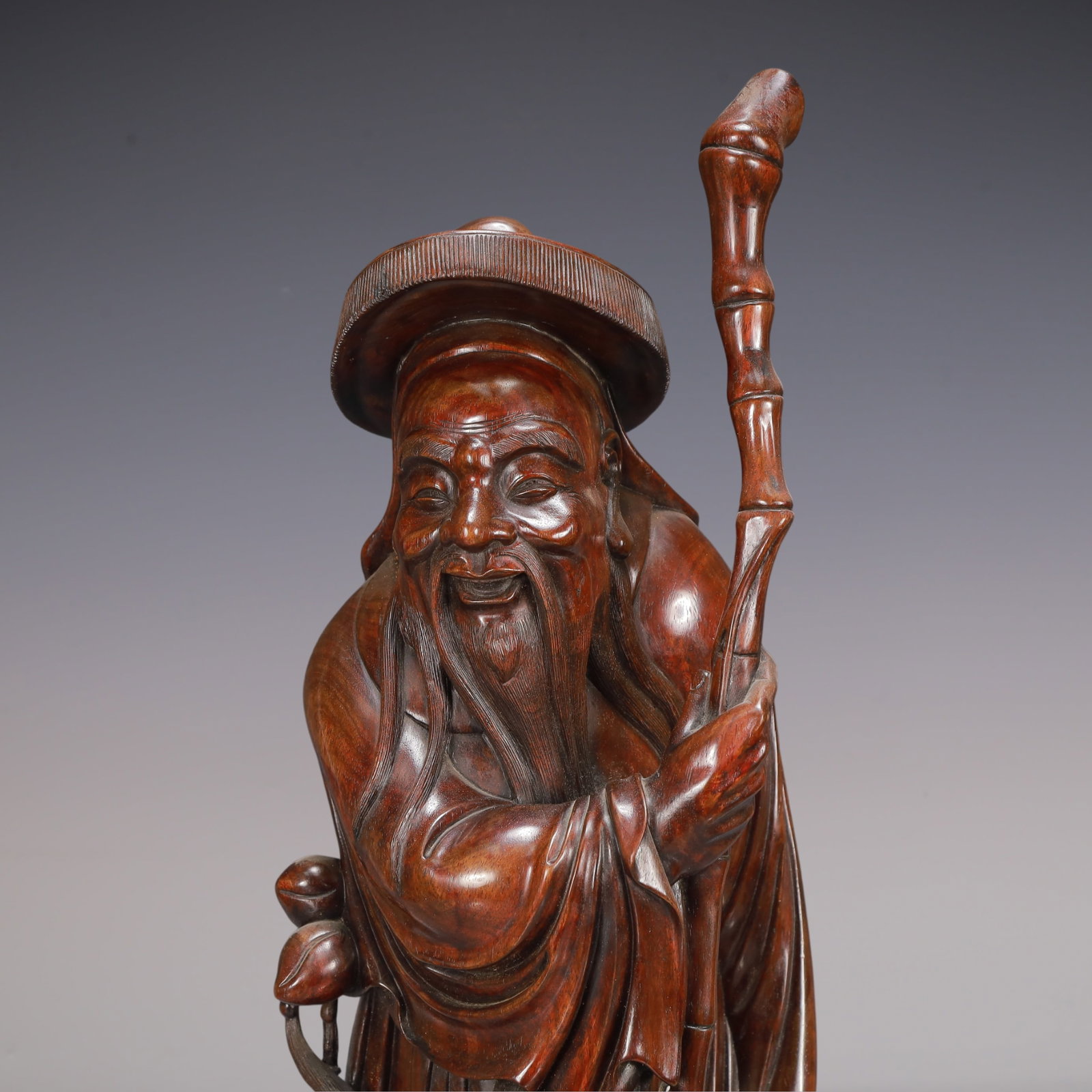 A Exquisite Boxwood Figures Ornament - 2