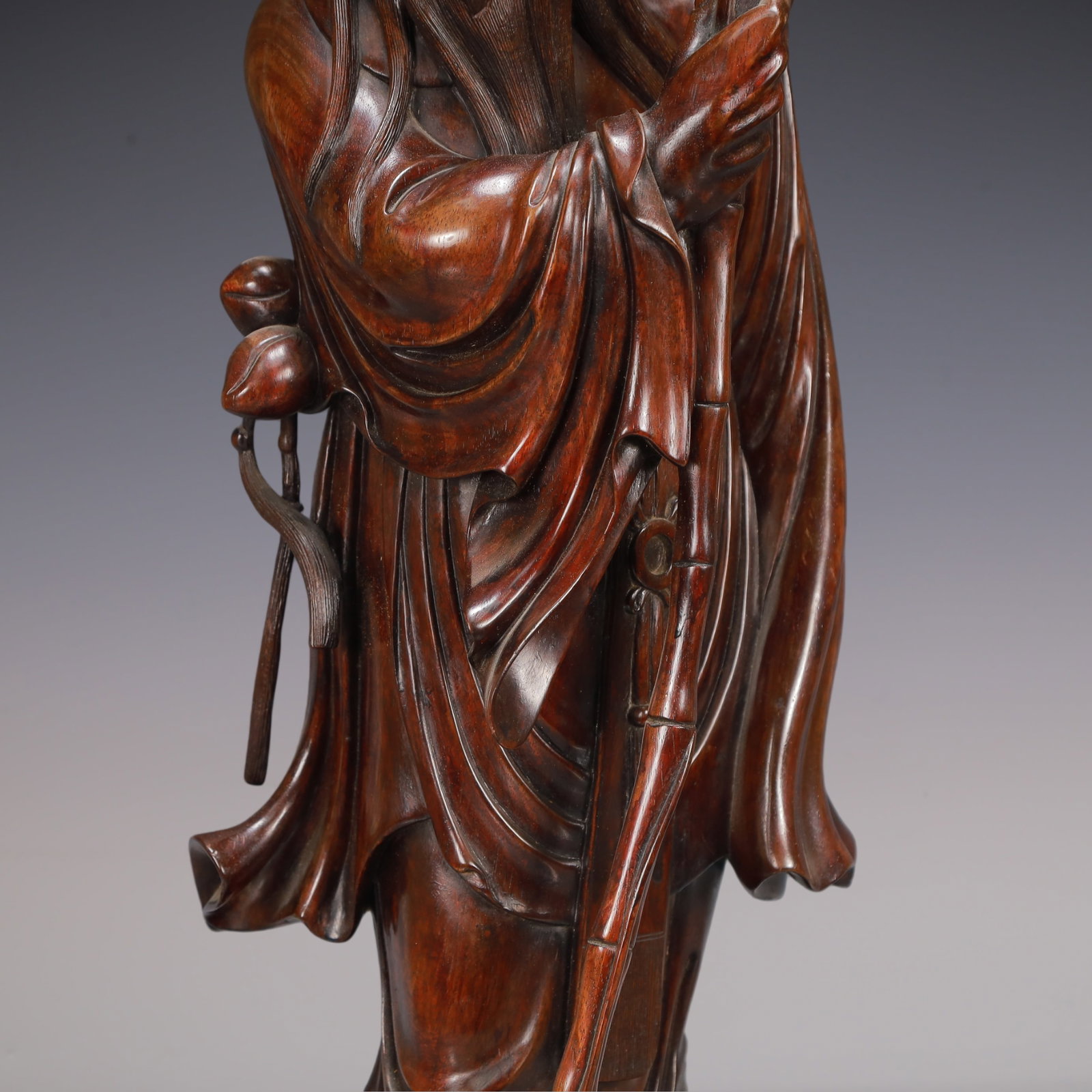 A Exquisite Boxwood Figures Ornament - 3