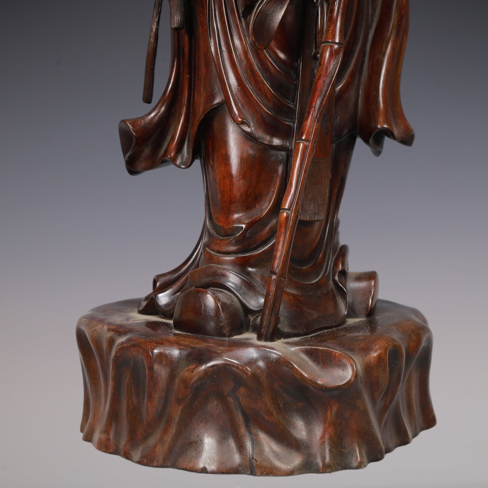 A Exquisite Boxwood Figures Ornament - 4