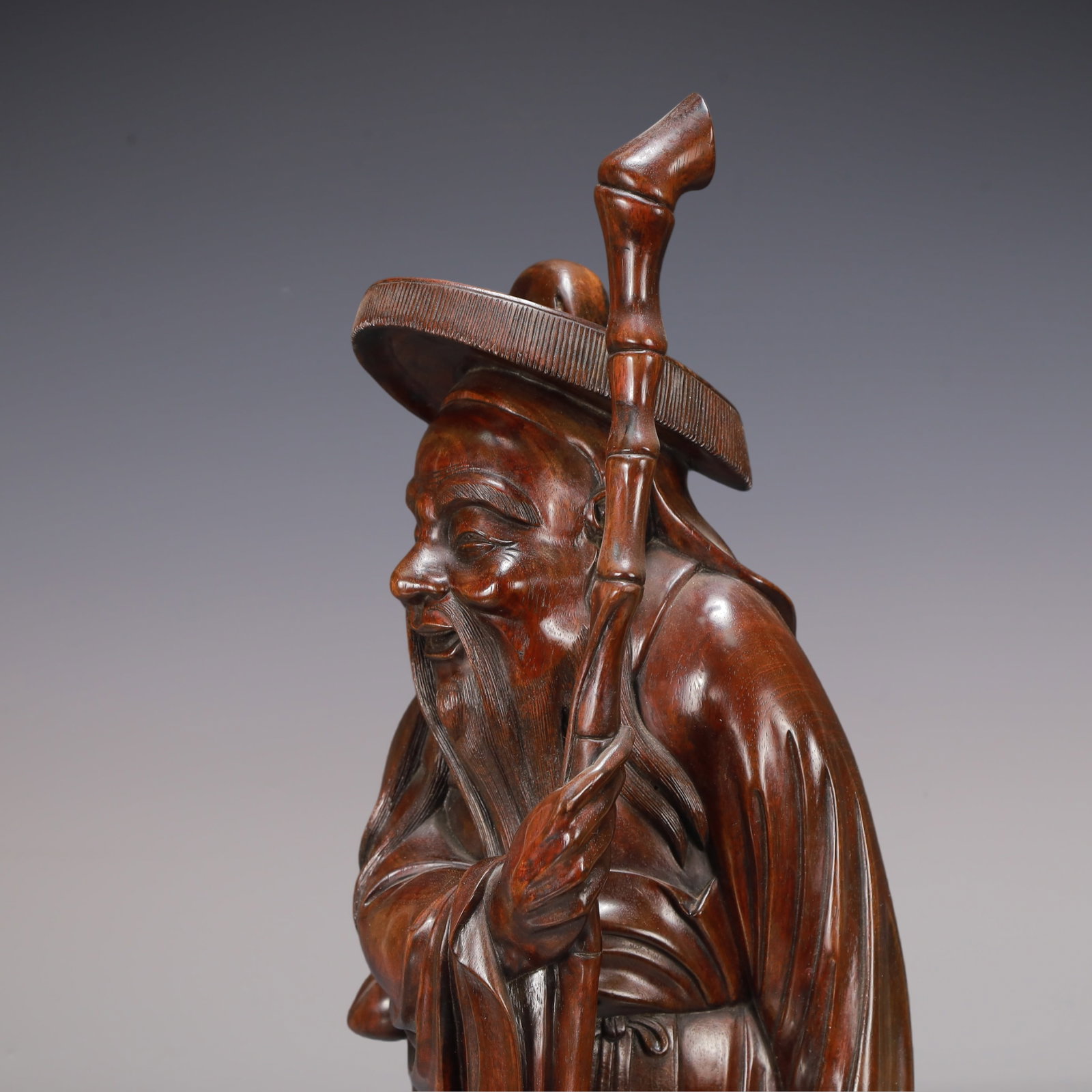 A Exquisite Boxwood Figures Ornament - 6