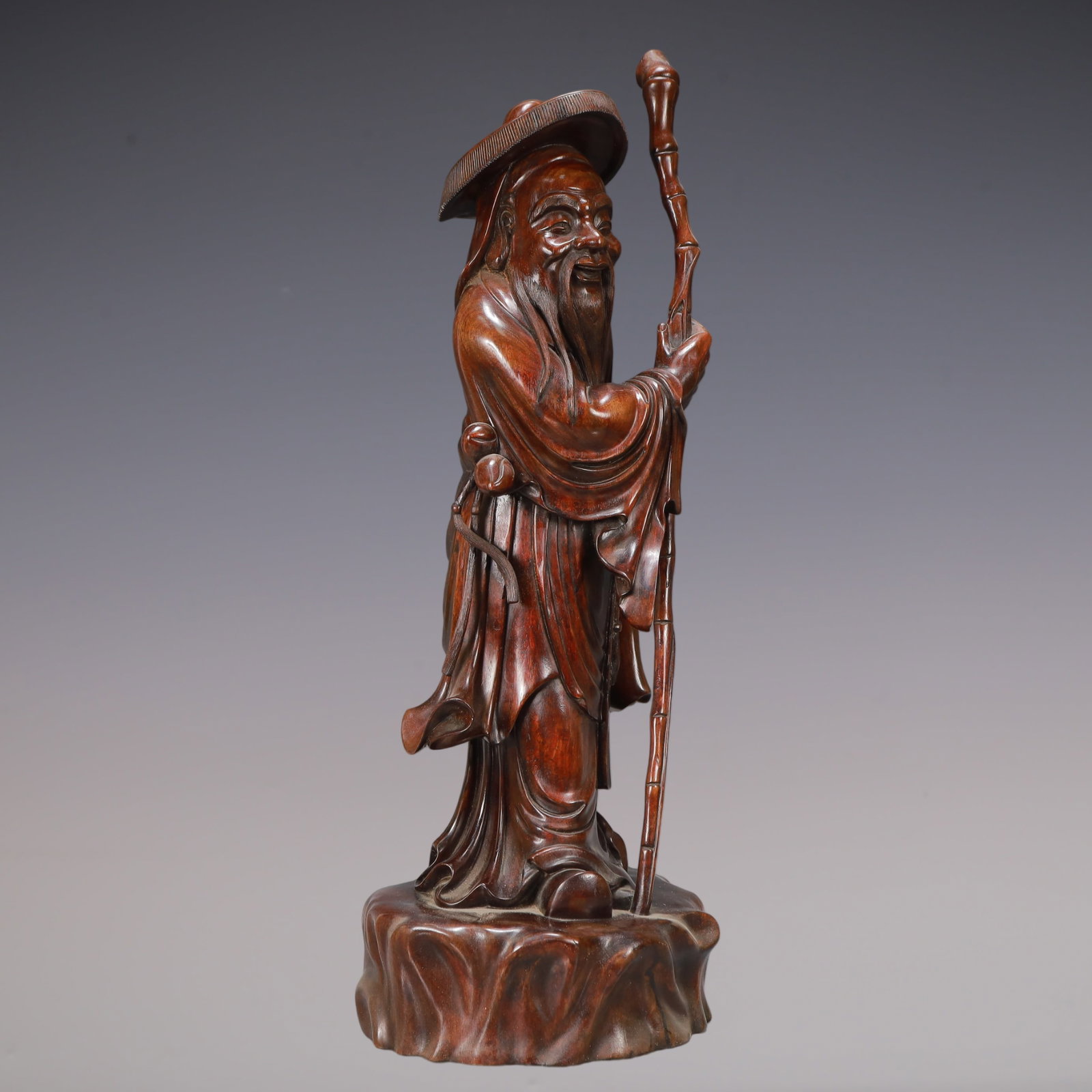 A Exquisite Boxwood Figures Ornament - 7