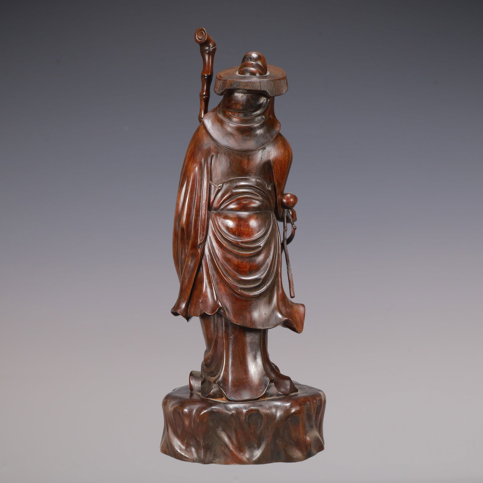 A Exquisite Boxwood Figures Ornament - 9