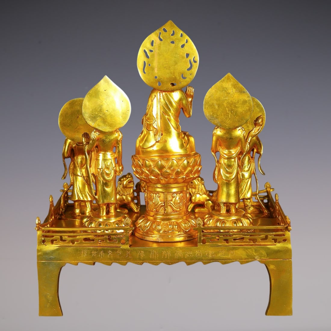 An Exquisite Gilt Bronze Buddha Statue - 7