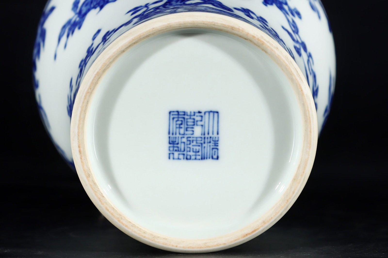 An Exquisite Blue and White Pomegranate Pattern Vase - 9