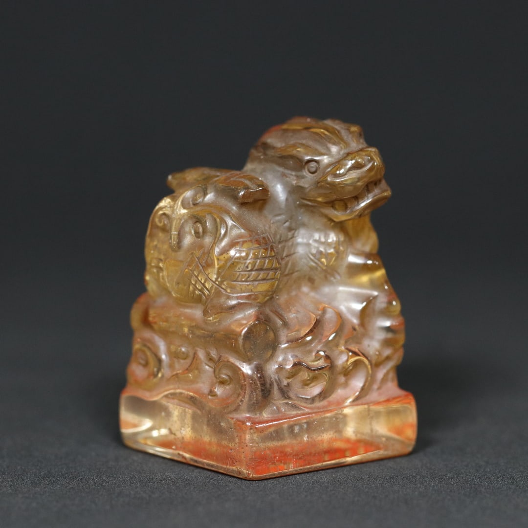 An Exquisite Crystal Auspicious Beast Seal - 4