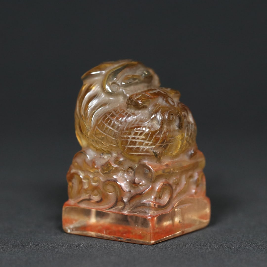 An Exquisite Crystal Auspicious Beast Seal - 5