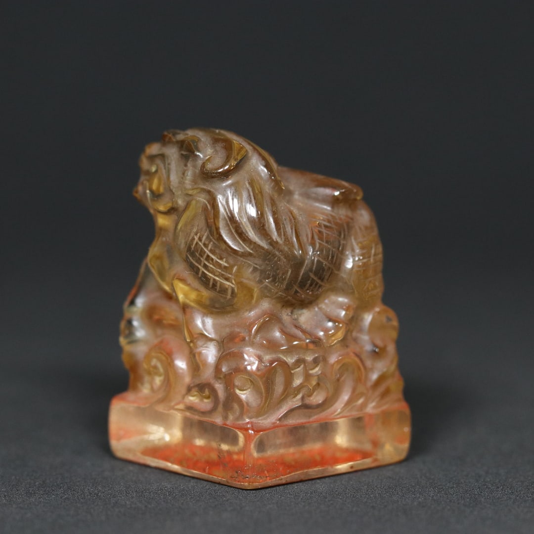 An Exquisite Crystal Auspicious Beast Seal - 6