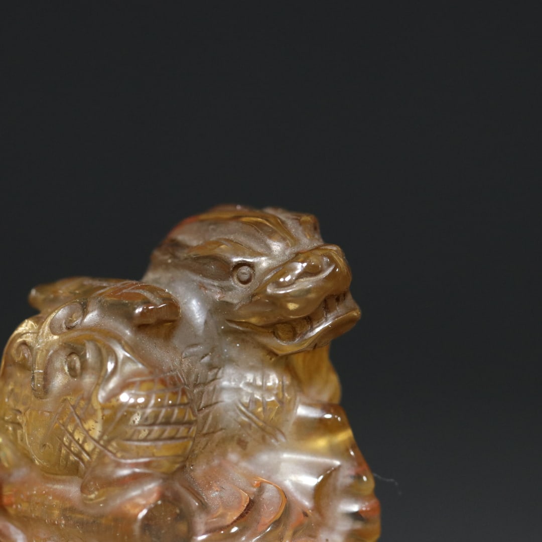 An Exquisite Crystal Auspicious Beast Seal - 8