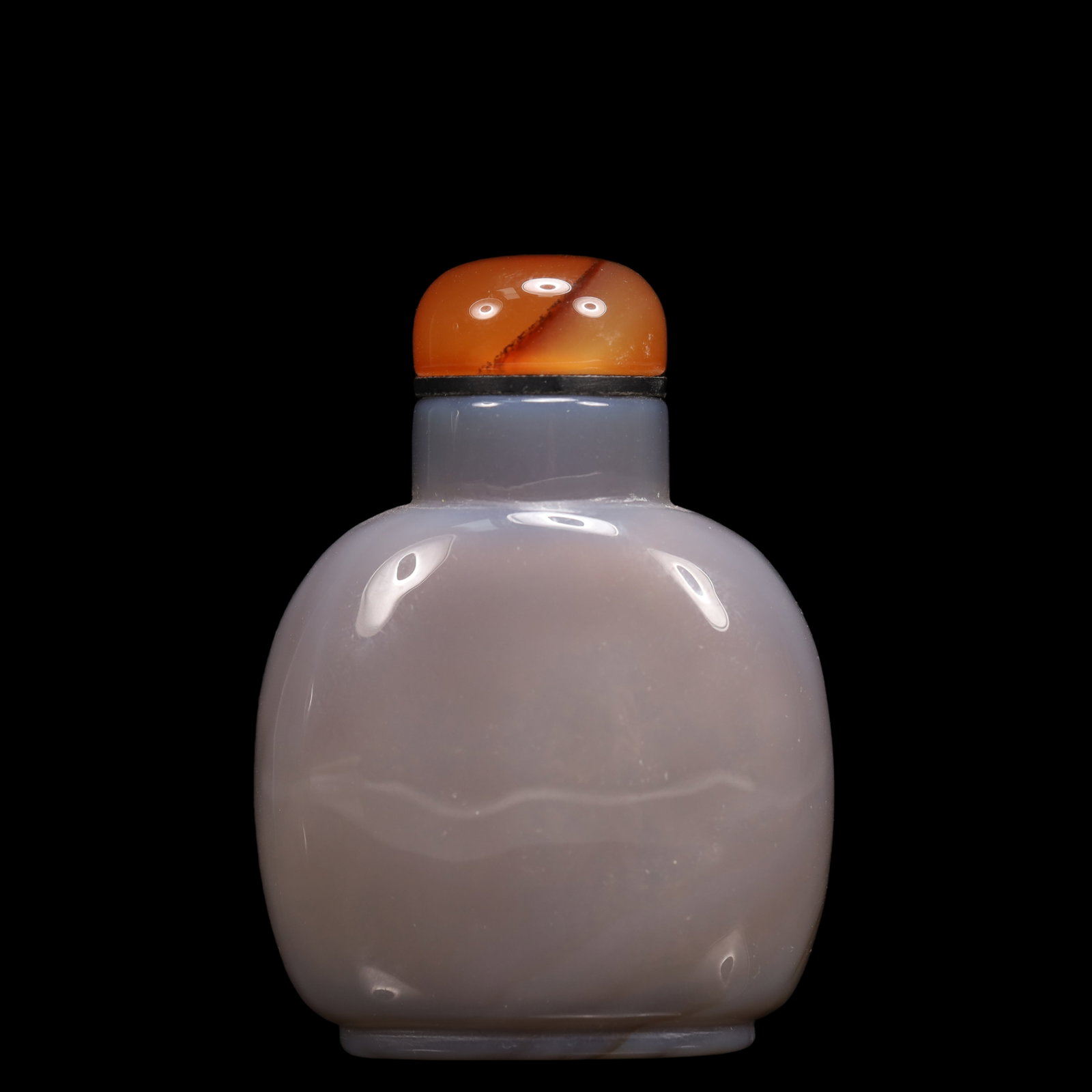 An Exquisite Agate Character and Story Pattern Snuff Bottle - 5