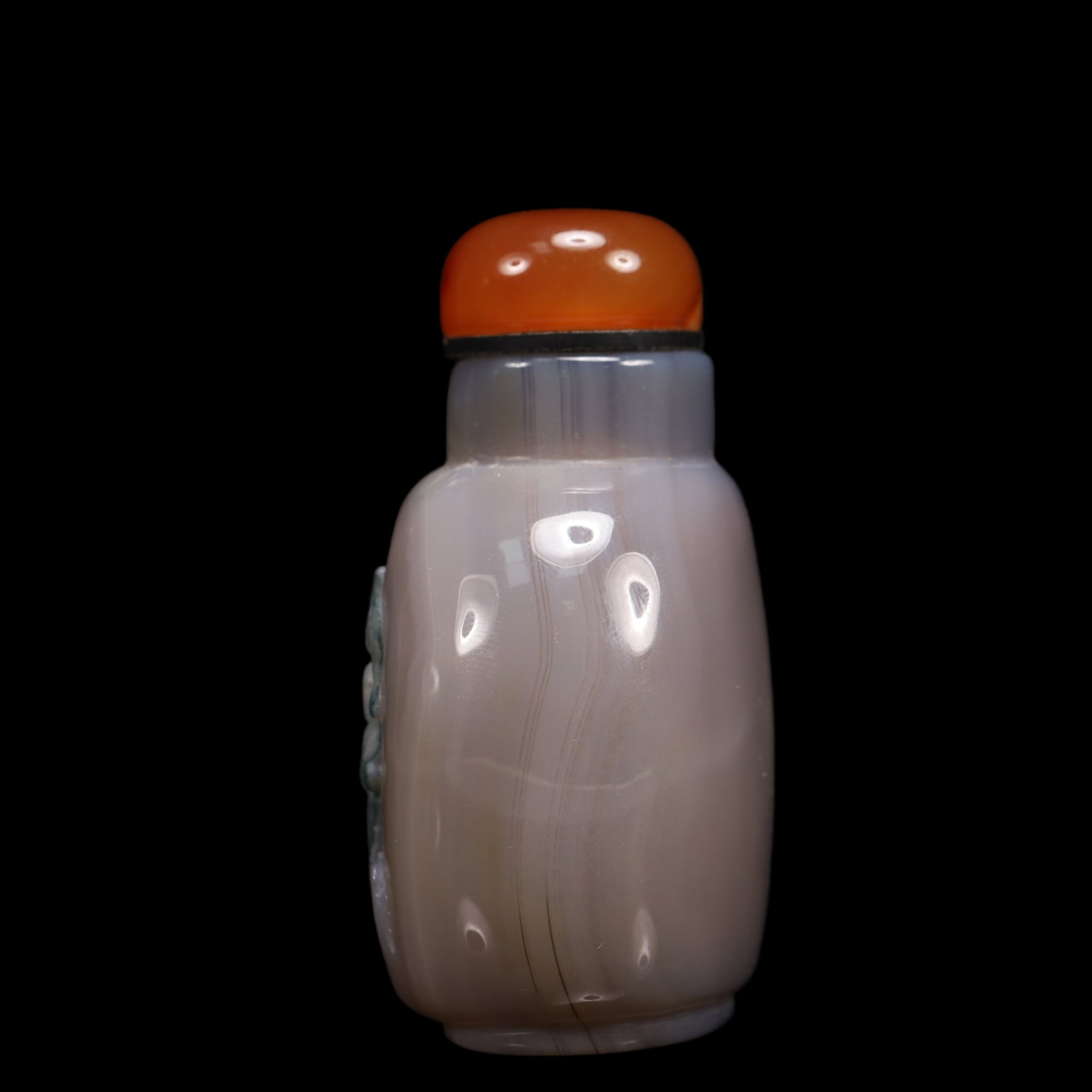 An Exquisite Agate Character and Story Pattern Snuff Bottle - 6
