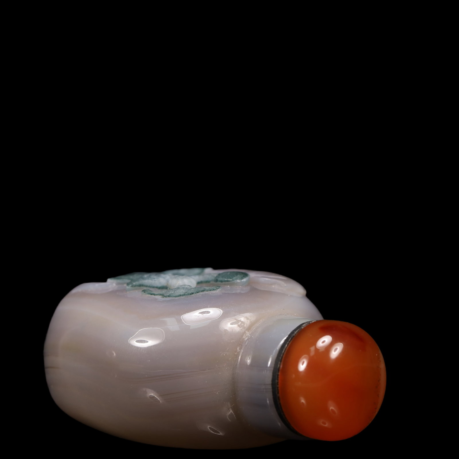 An Exquisite Agate Character and Story Pattern Snuff Bottle - 7