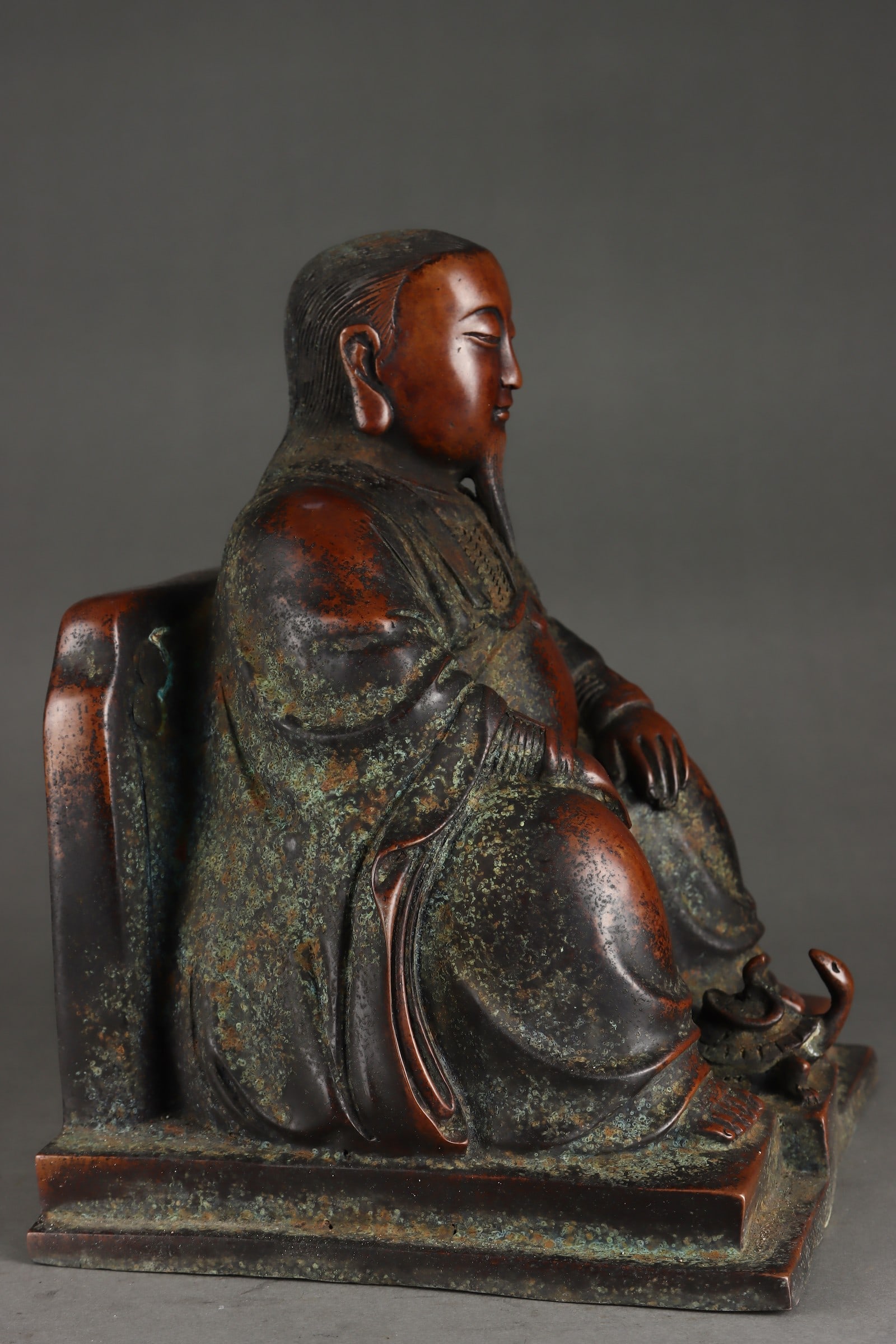 An Exquisite Bronze Buddha Statue - 2