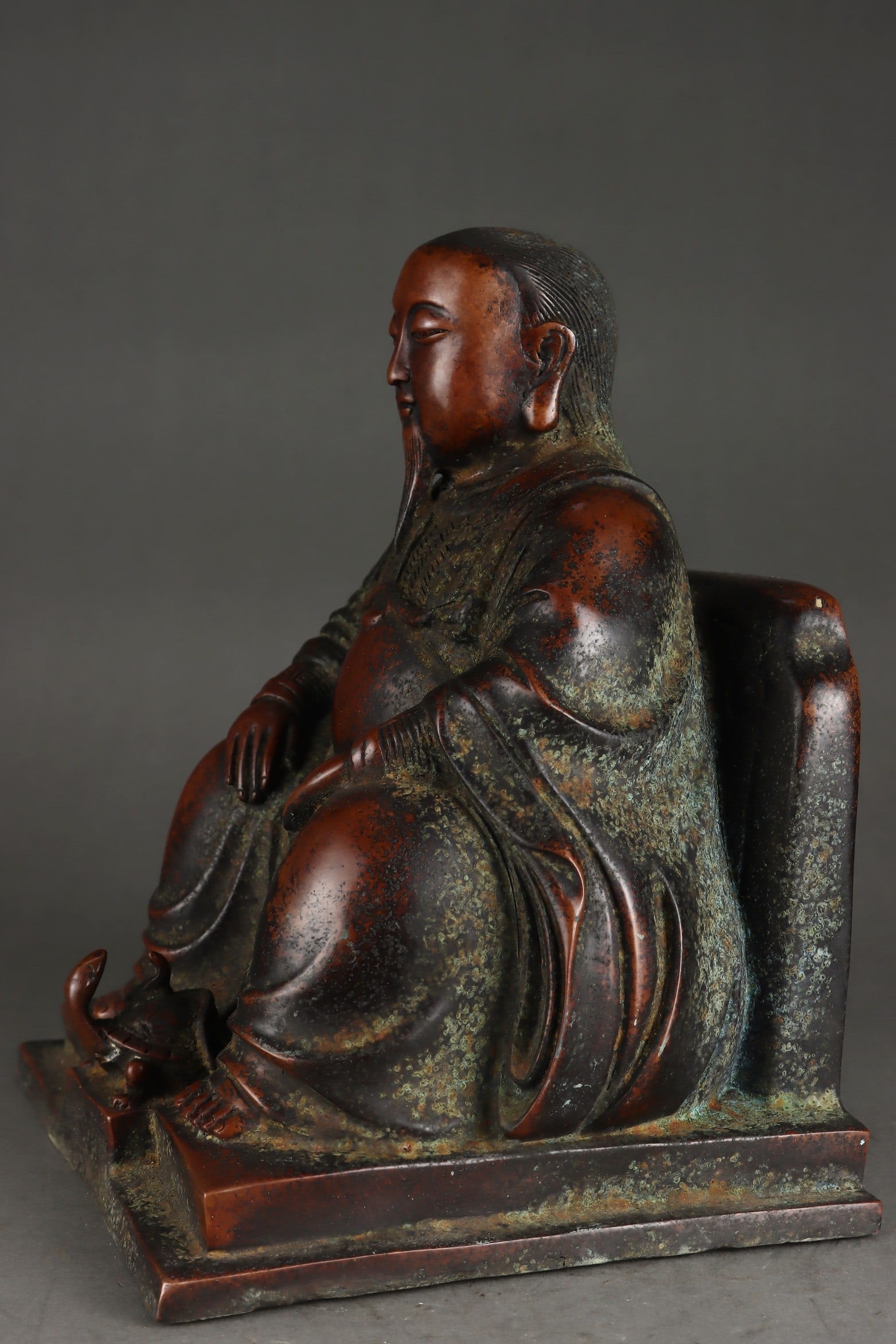 An Exquisite Bronze Buddha Statue - 3