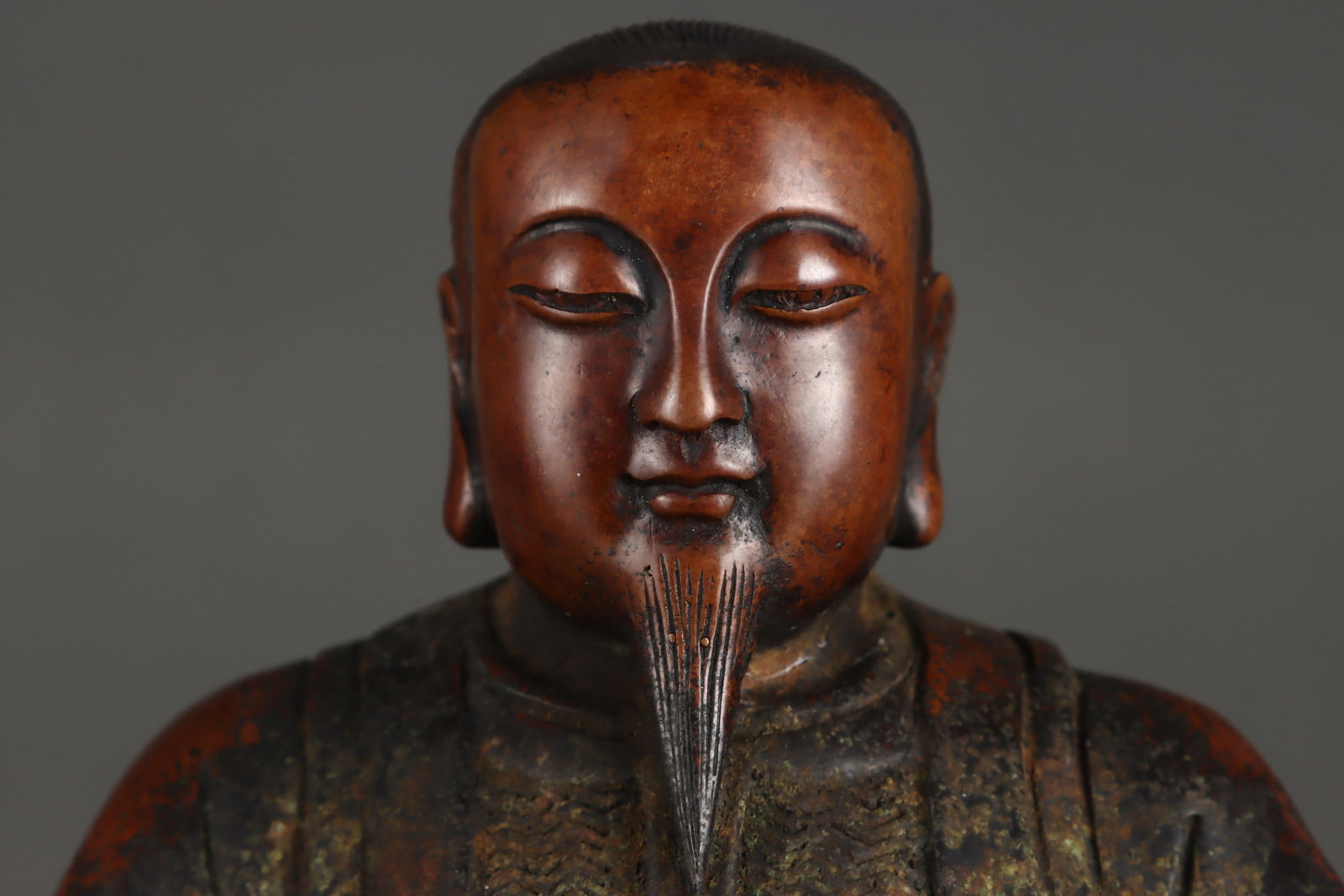 An Exquisite Bronze Buddha Statue - 5