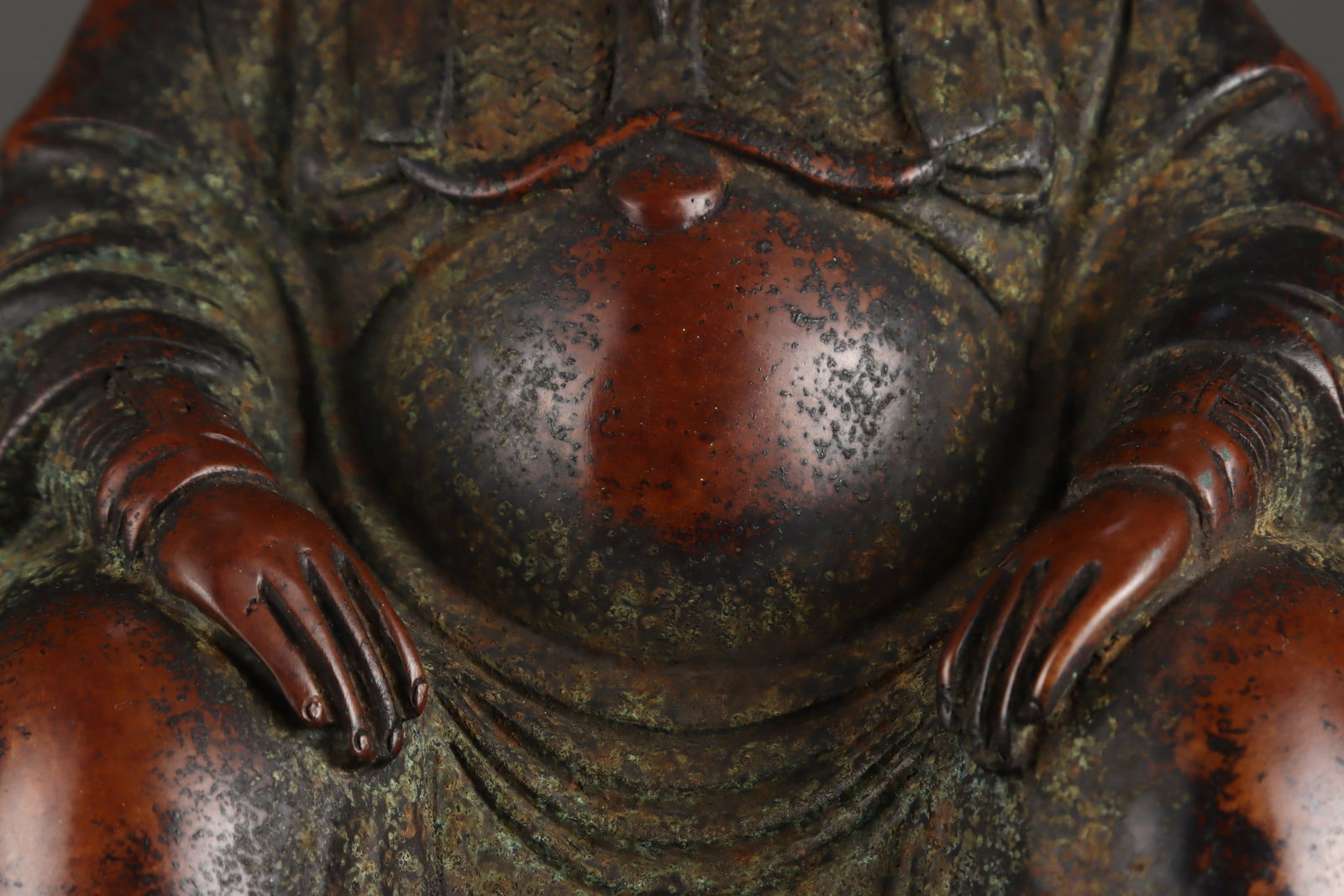 An Exquisite Bronze Buddha Statue - 6