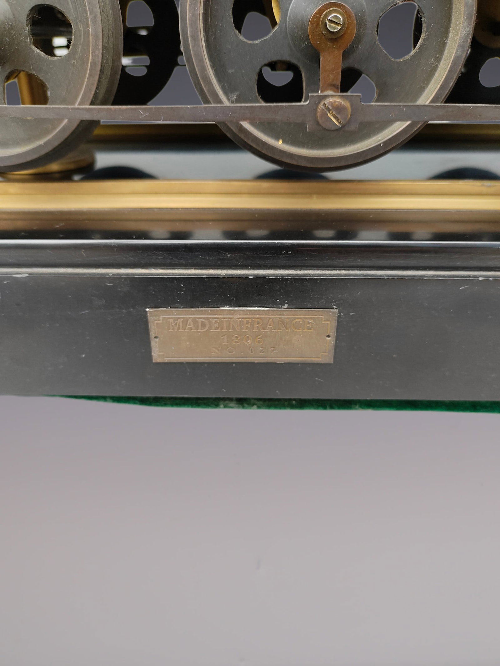 An Exquisite Gilt Bronze Train-Shaped Clock - 9