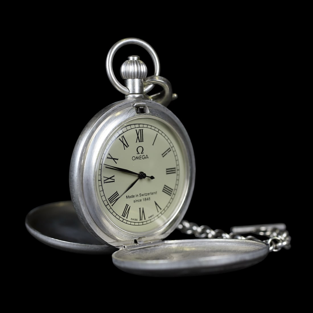 An Exquisite Silver Pocket watch - 4