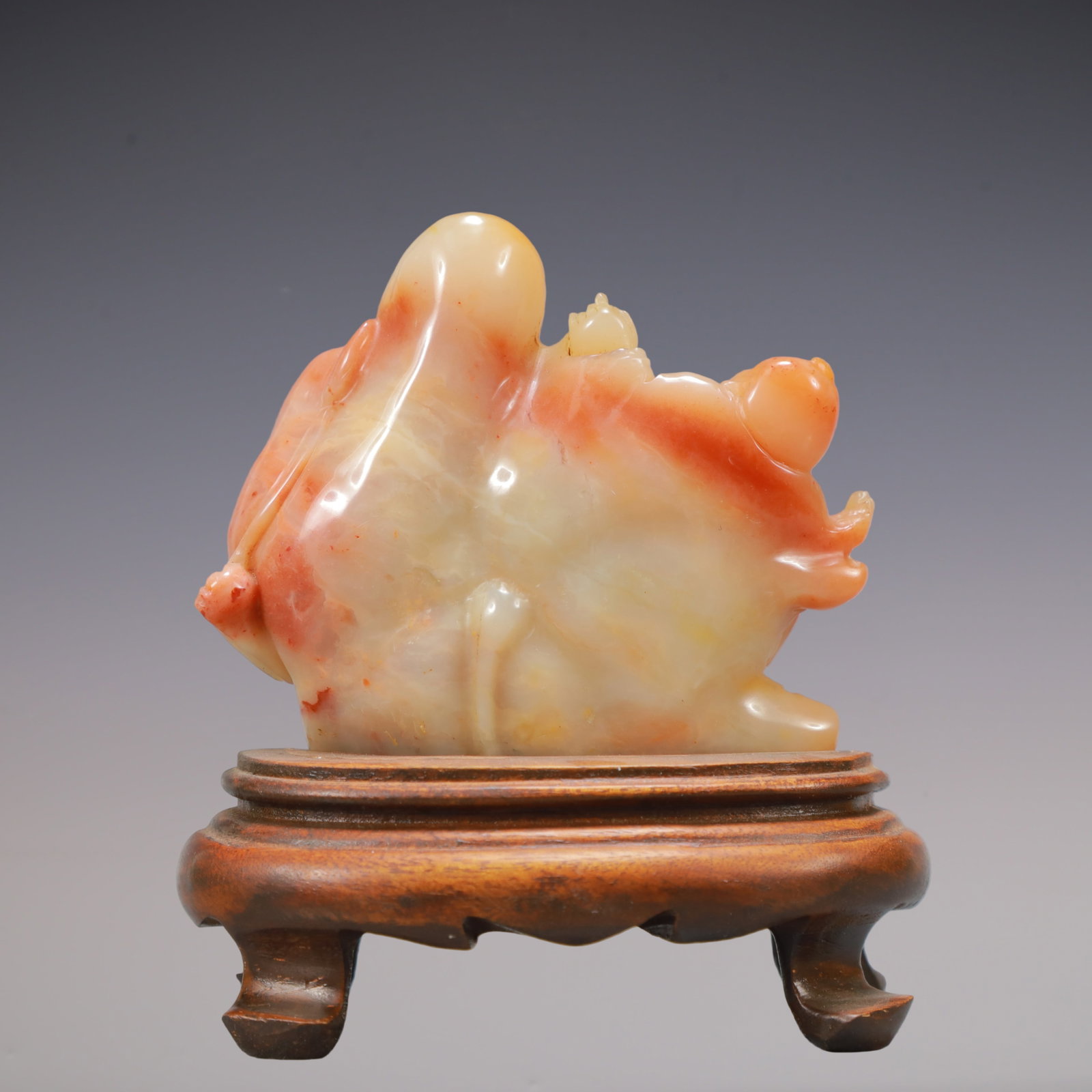 A Exquisite Shoushan Stone Figures Ornament - 5