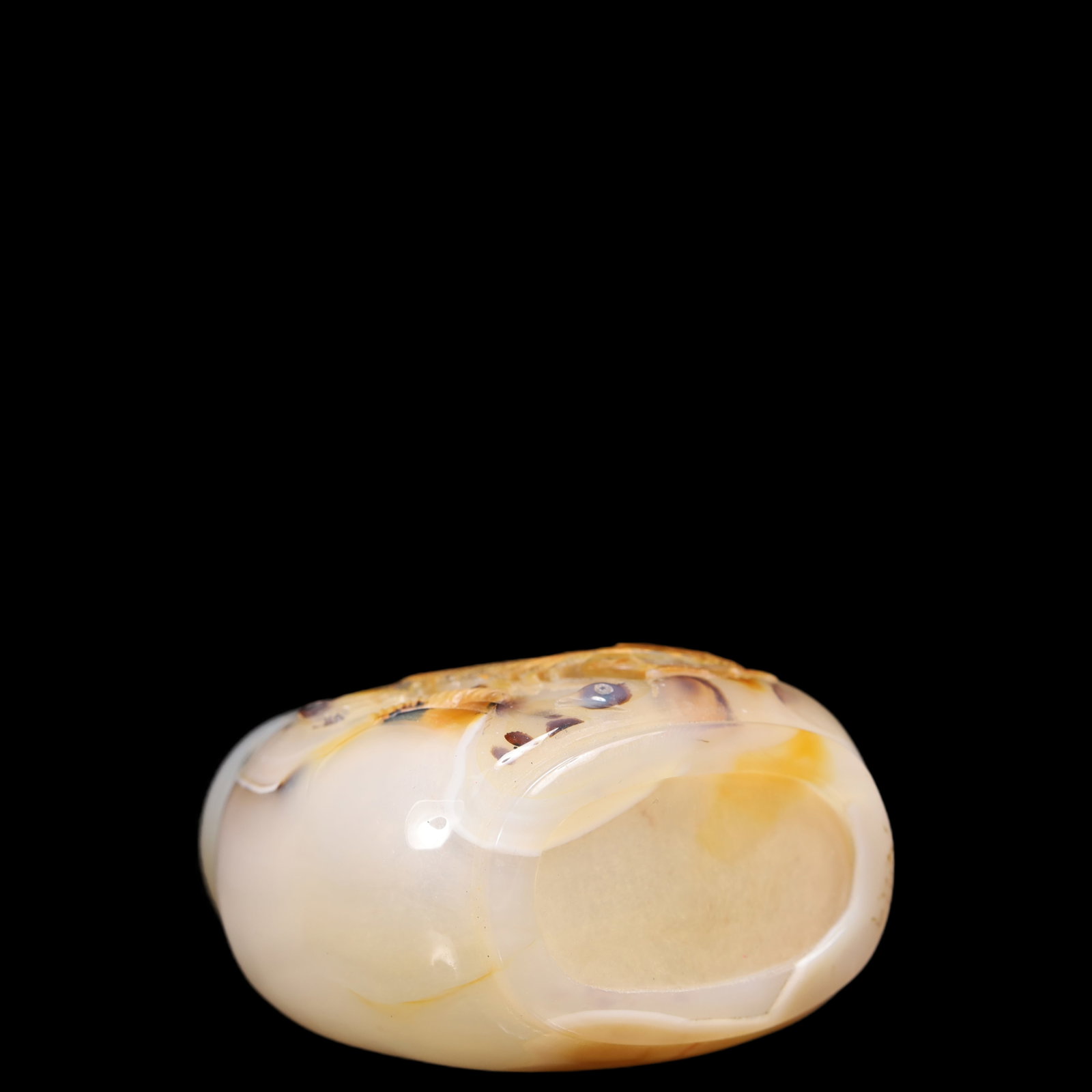 An Exquisite Agate Fowl Pattern Snuff Bottle - 9