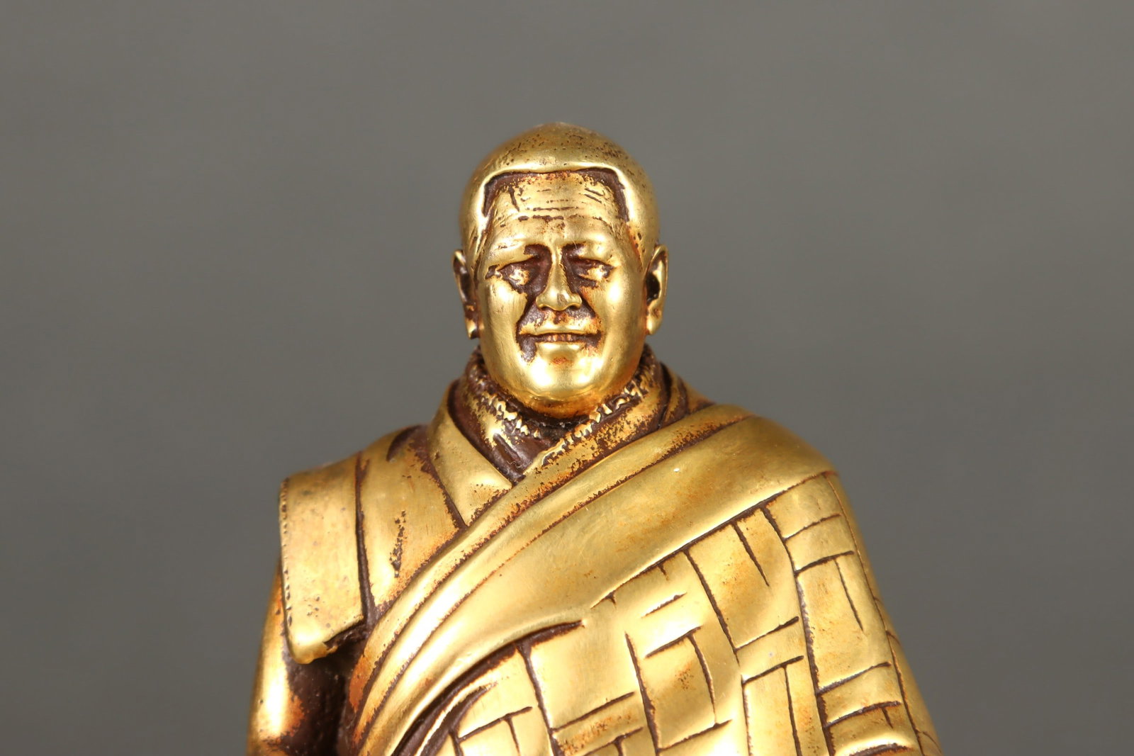 An Exquisite Gilt Bronze Buddha Statue - 5