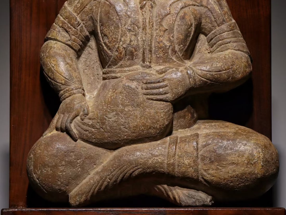 An Exquisite Limestone Figure Ornament - 5