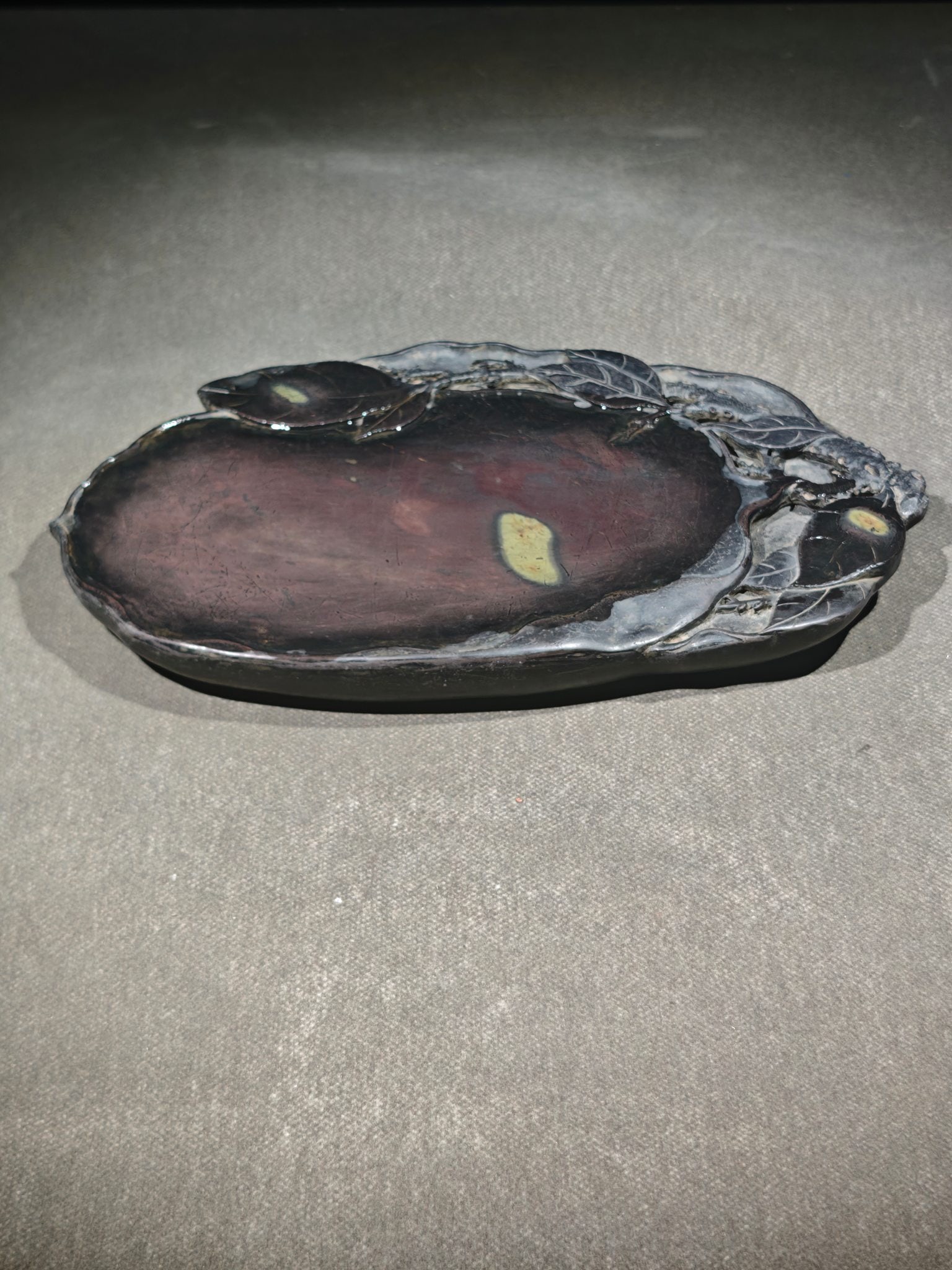 An Exquisite with poem Inkstone - 5