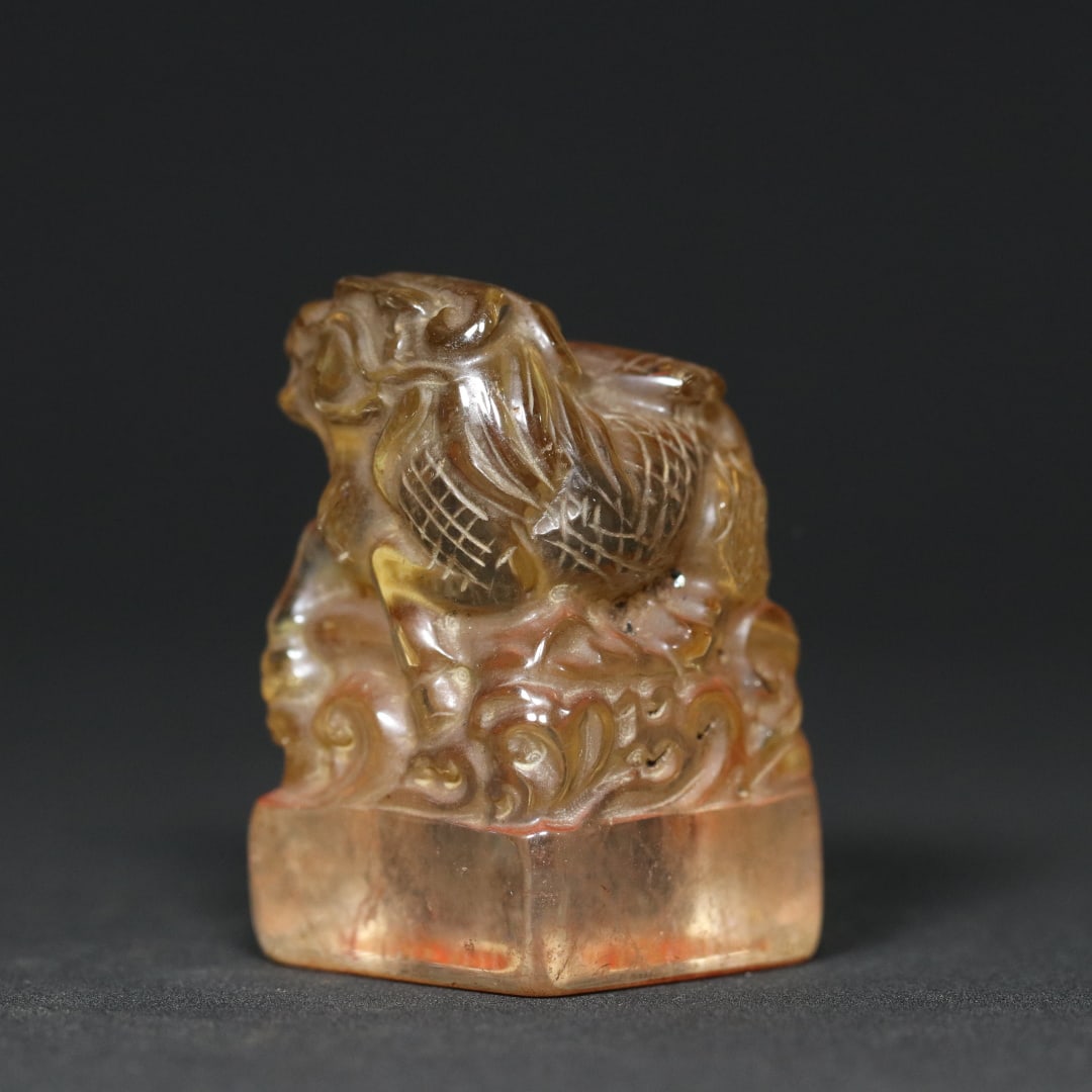 An Exquisite Crystal Auspicious Beast Seal - 4
