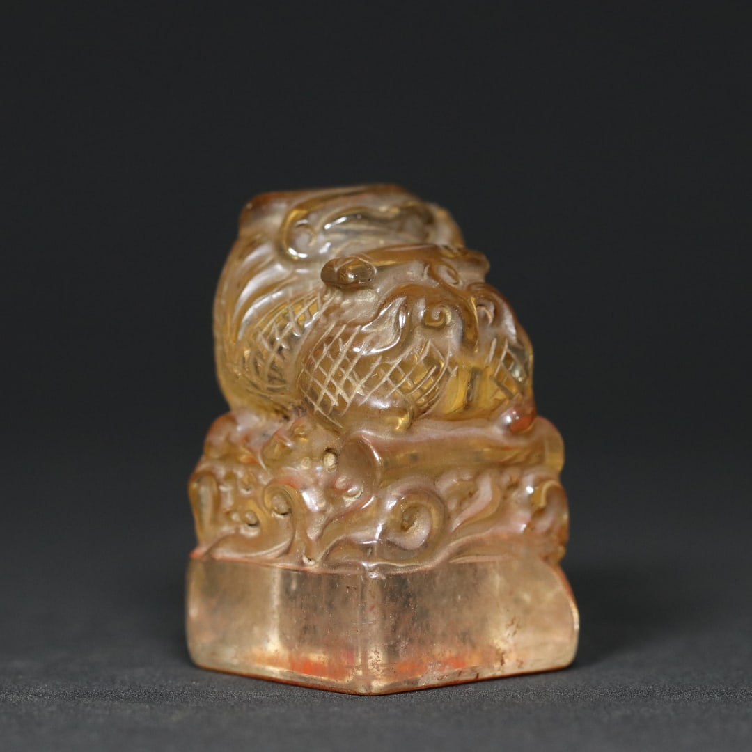 An Exquisite Crystal Auspicious Beast Seal - 5