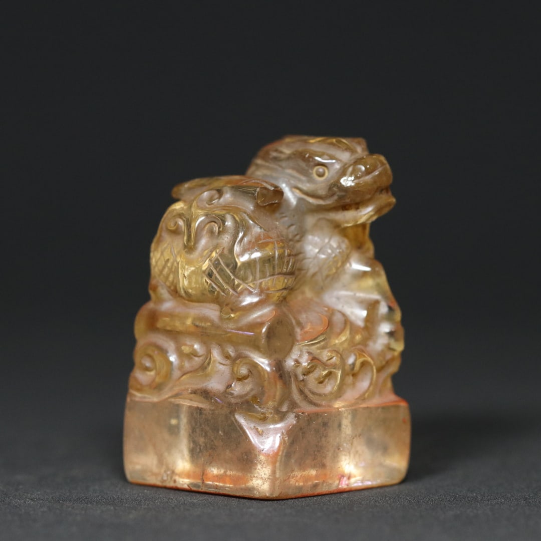 An Exquisite Crystal Auspicious Beast Seal - 6