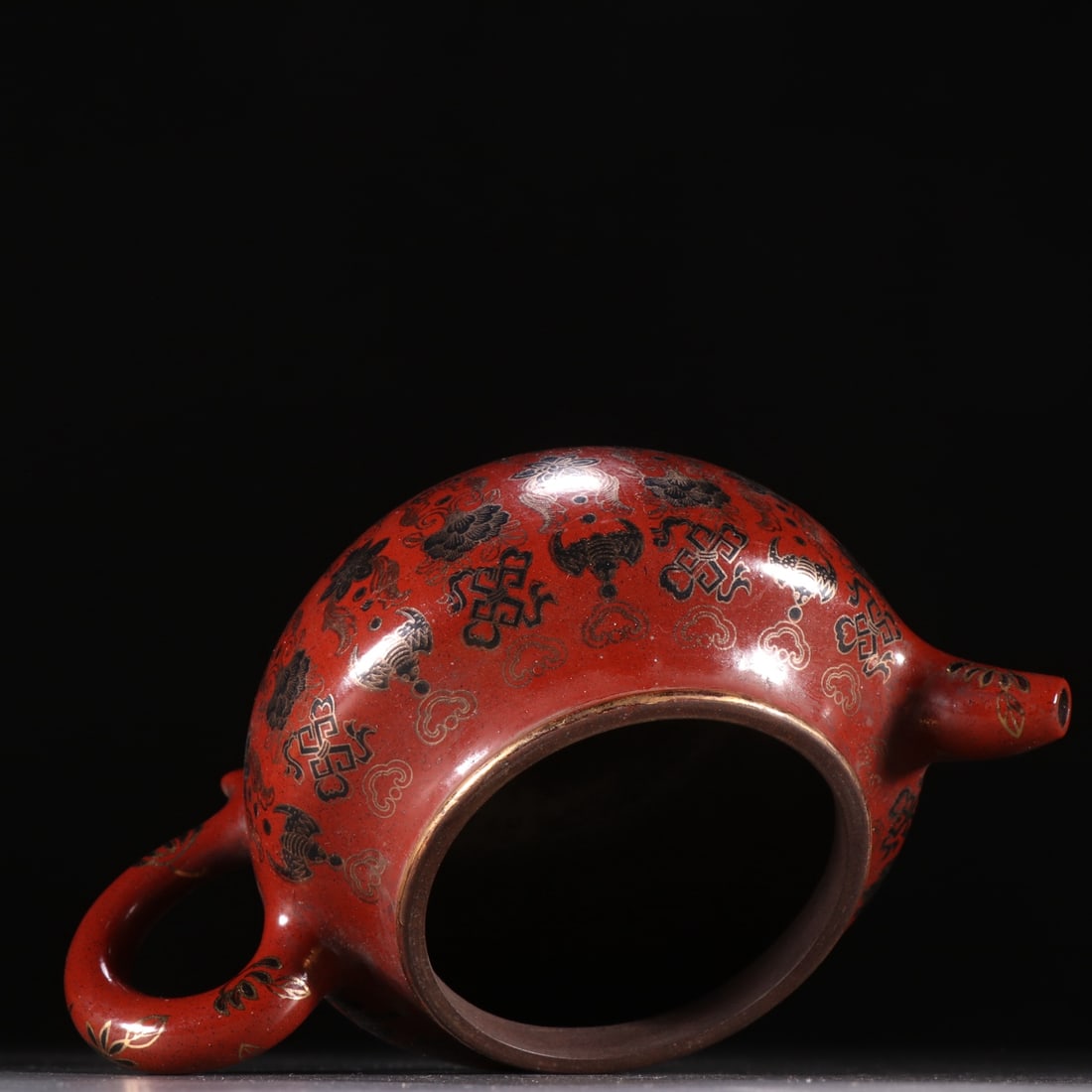 An Exquisite Purple Sands Flower Pattern Teapot - 8