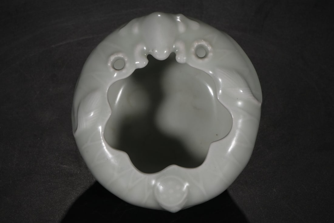 An Exquisite Celadon Glazed Brush Washer - 7