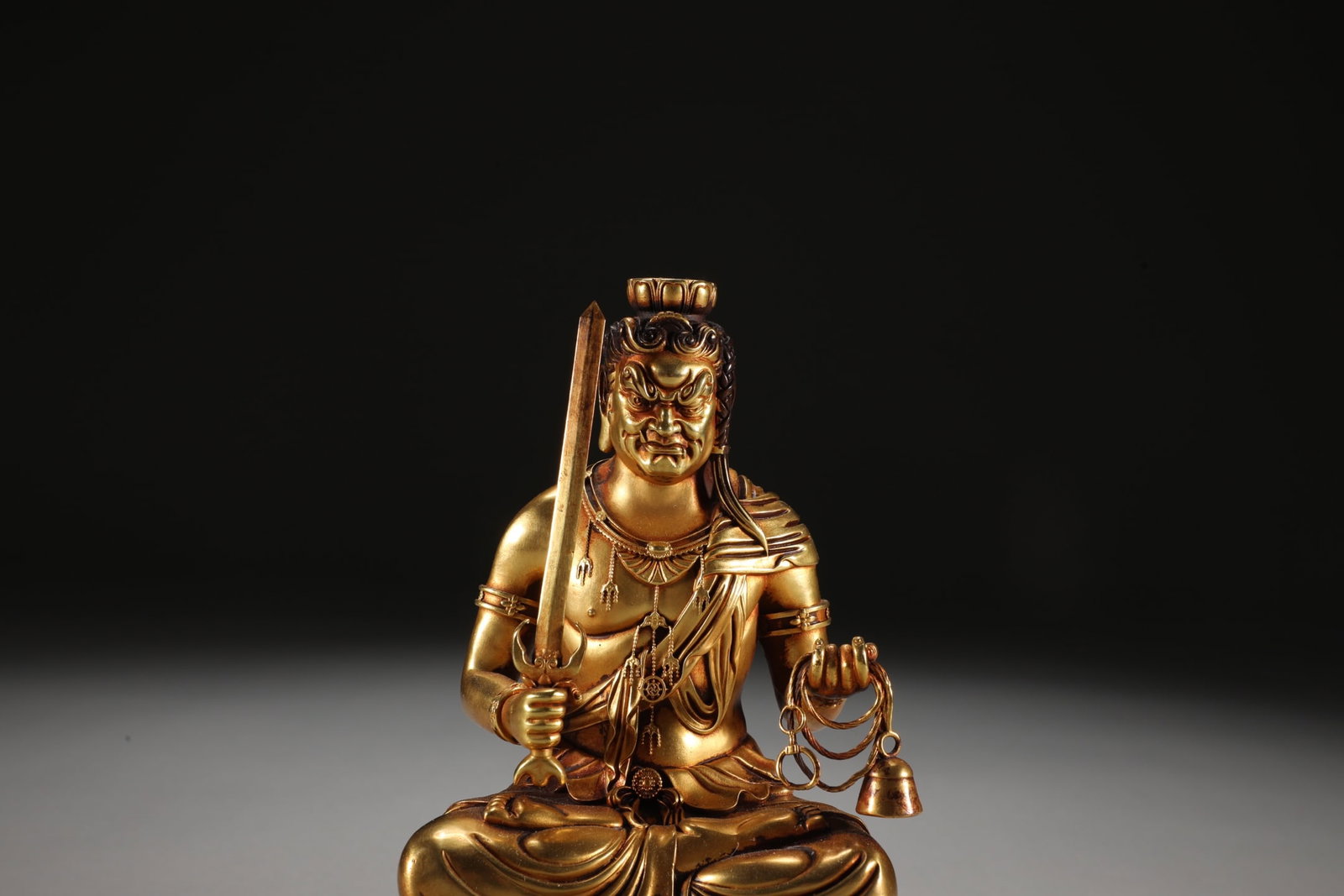 An Exquisite Gilt Bronze Buddha Statue - 4