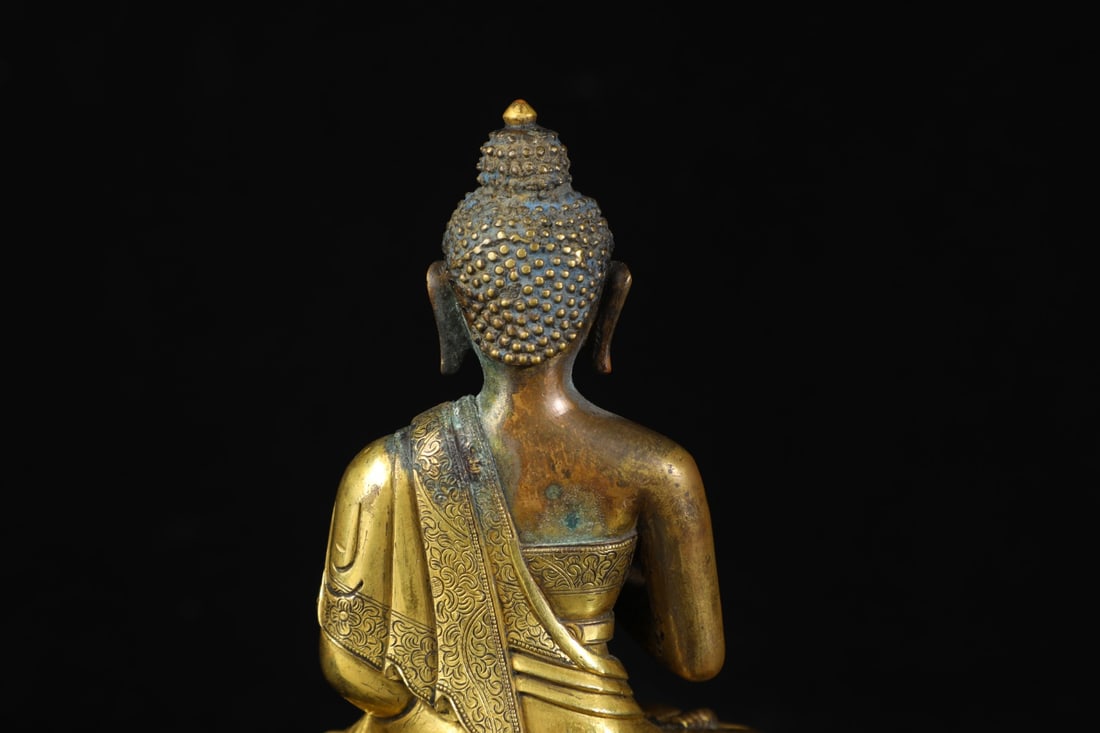 An Exquisite Gilt Bronze Buddha Statue - 7