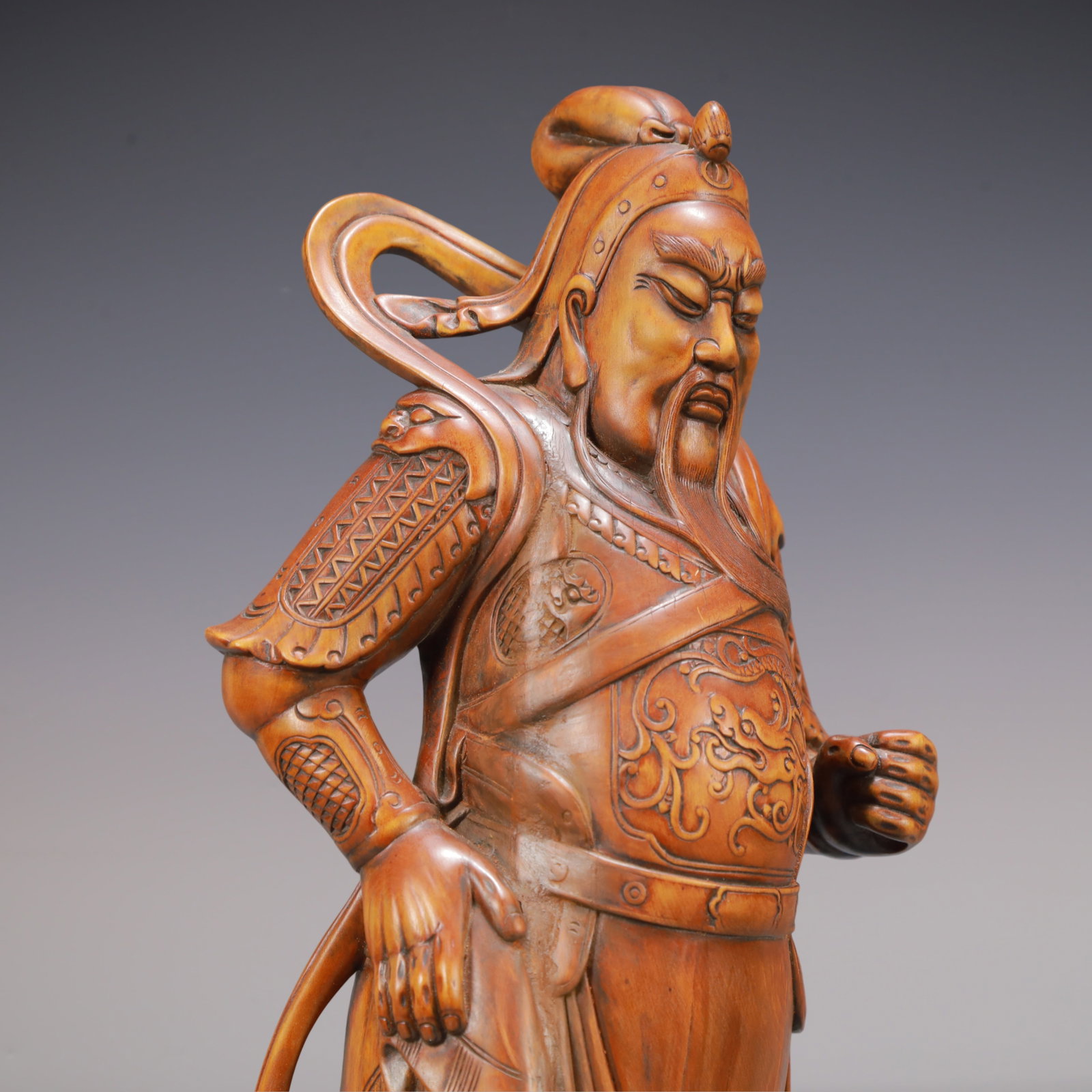 A Exquisite Eaglewood Guan yu Ornament - 7